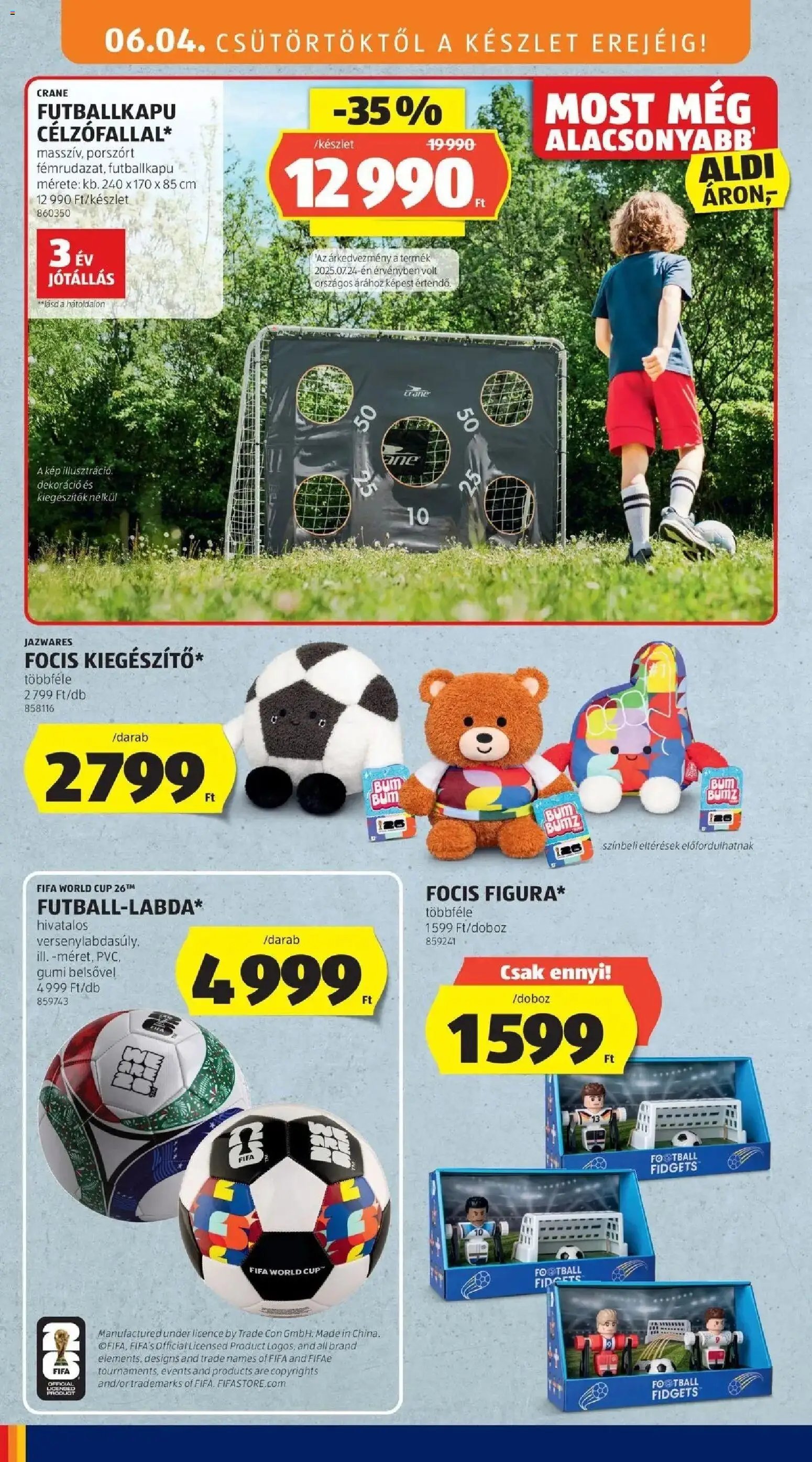 Aldi újság 2026.06.04. Aldi akciós újság Szántód