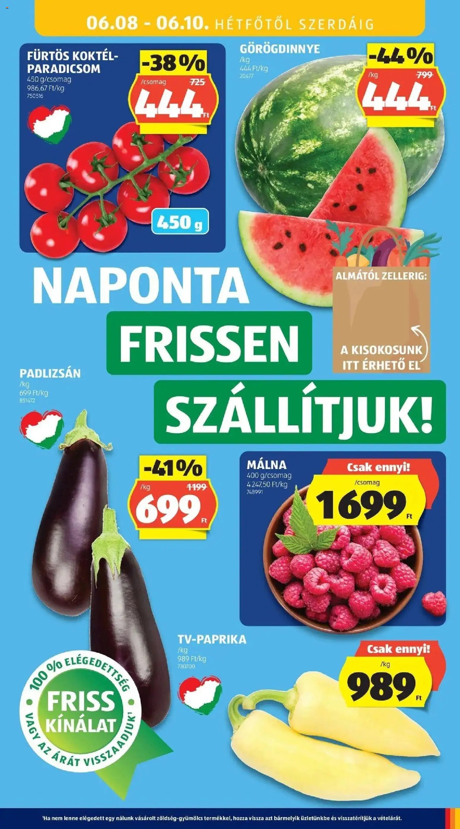 Aldi újság 2026.06.04. Aldi akciós újság Szántód