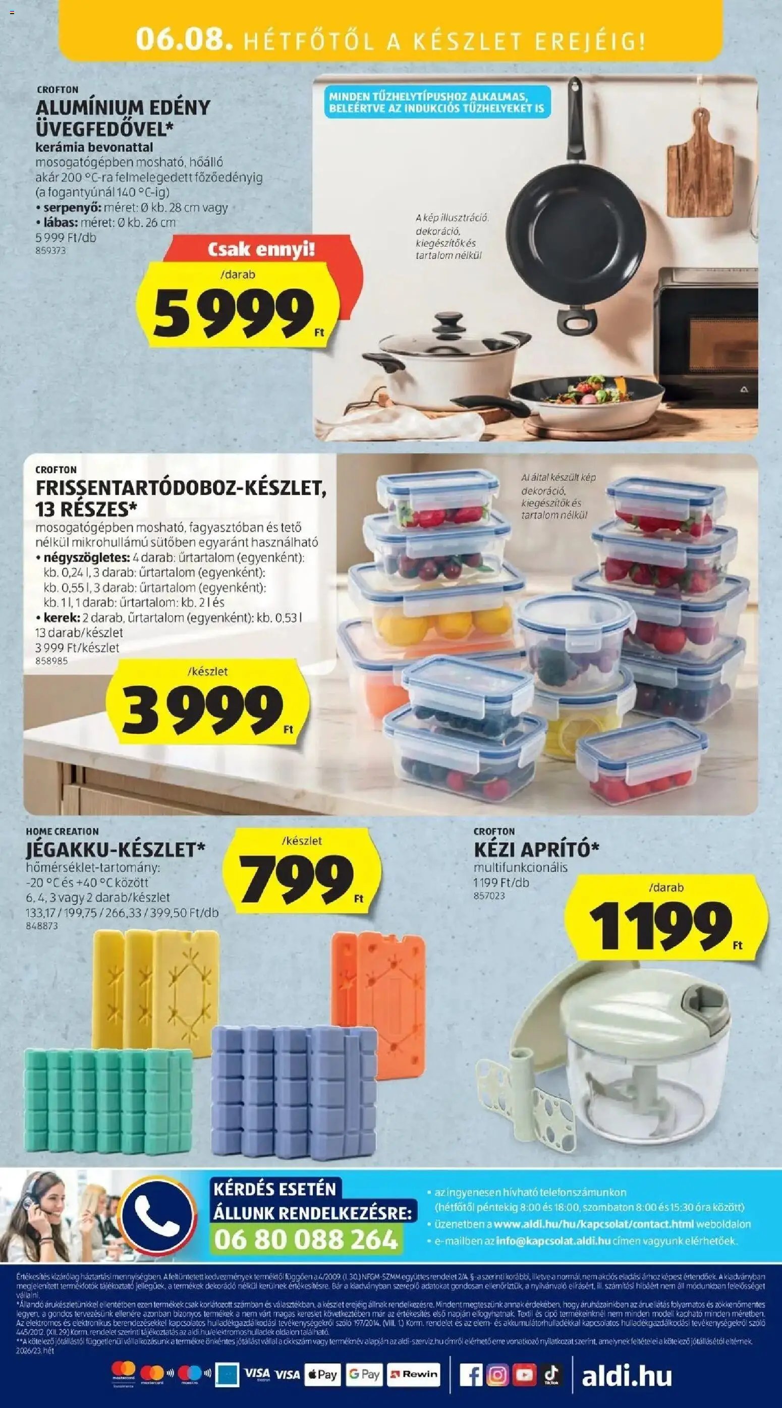 Aldi újság 2026.06.04. Aldi akciós újság Szántód