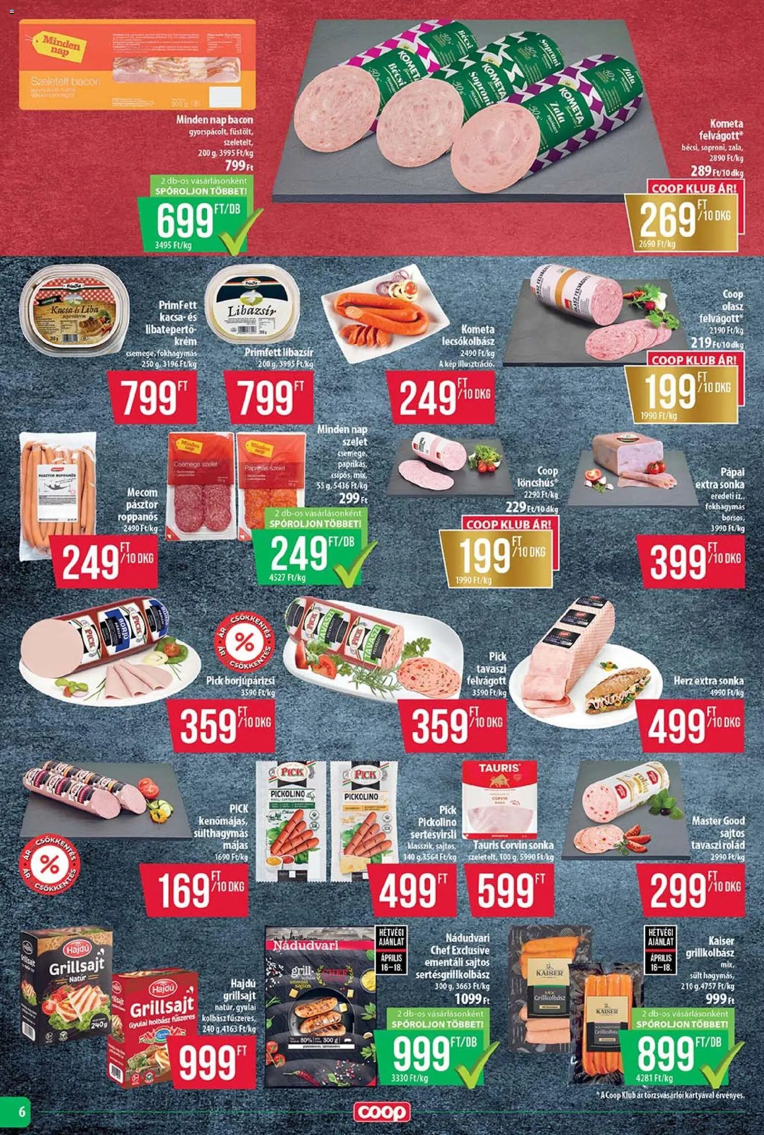 COOP újság 2026.04.16. COOP - Szuper Plusz / Tisza (2026-04-16 - 2026-04-22)