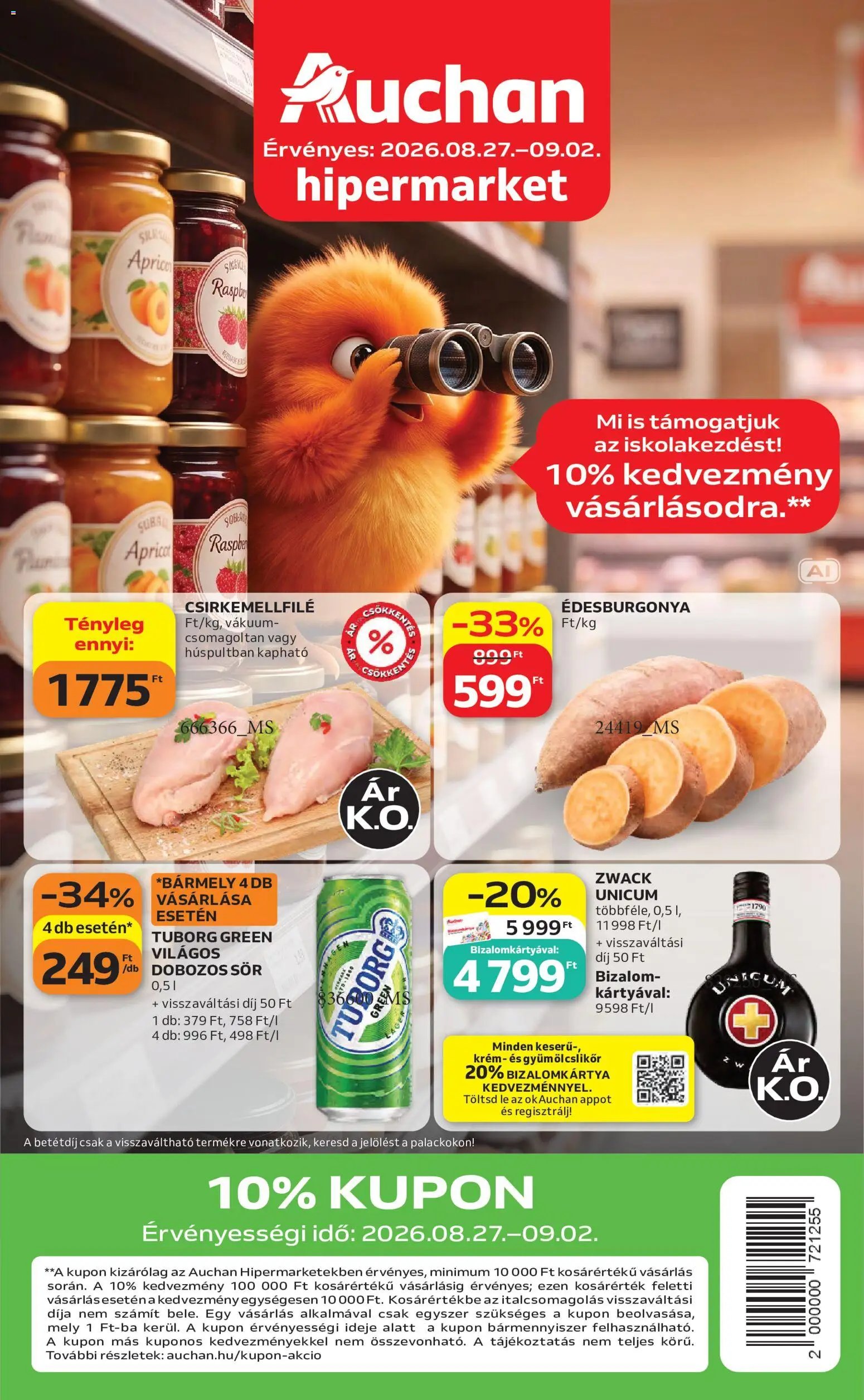 Auchan újság 2026.08.27. Auchan akciós újság