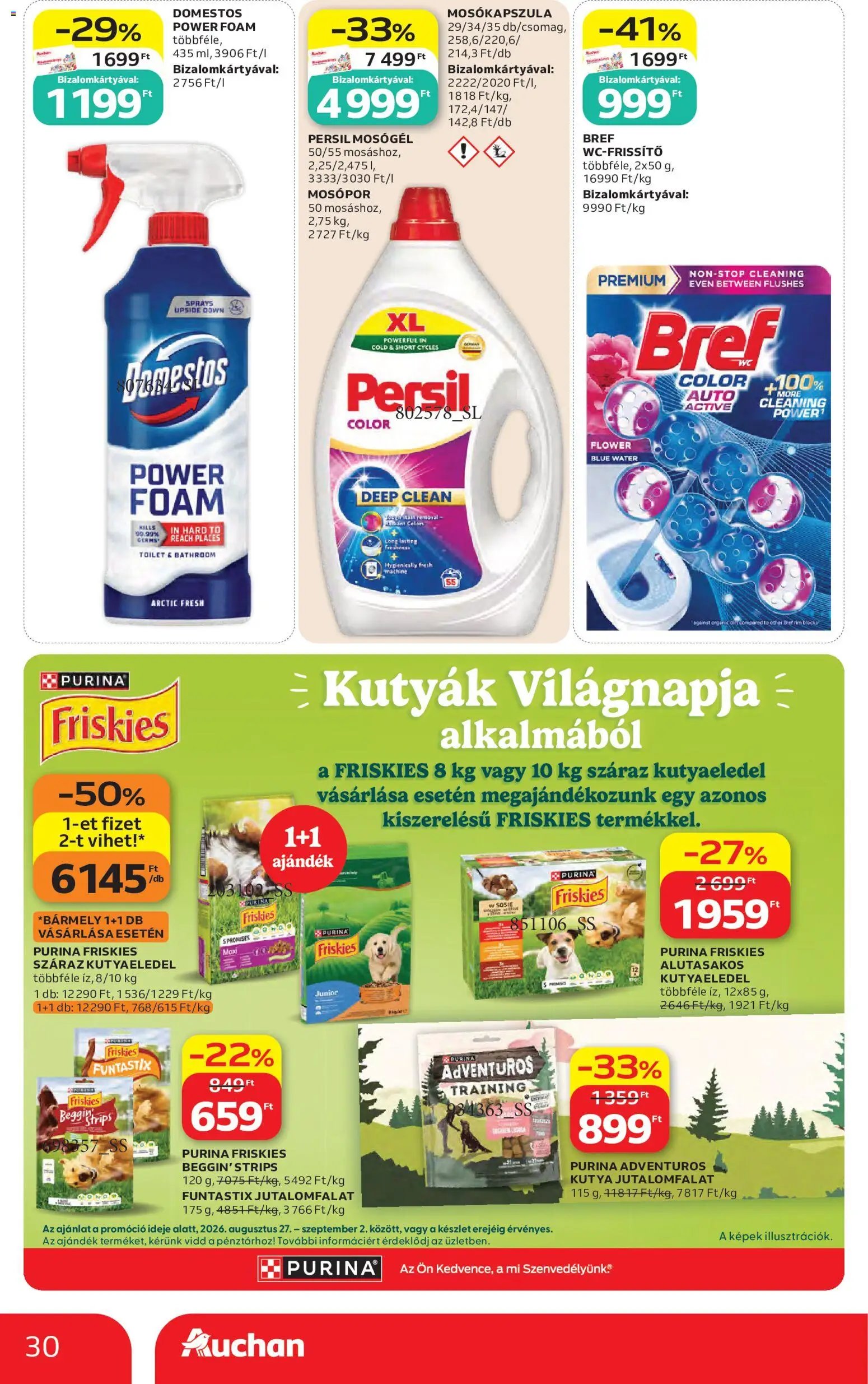 Auchan újság 2026.08.27. Auchan akciós újság