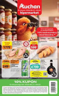 Auchan újság 2026.08.27. Auchan akciós újság
