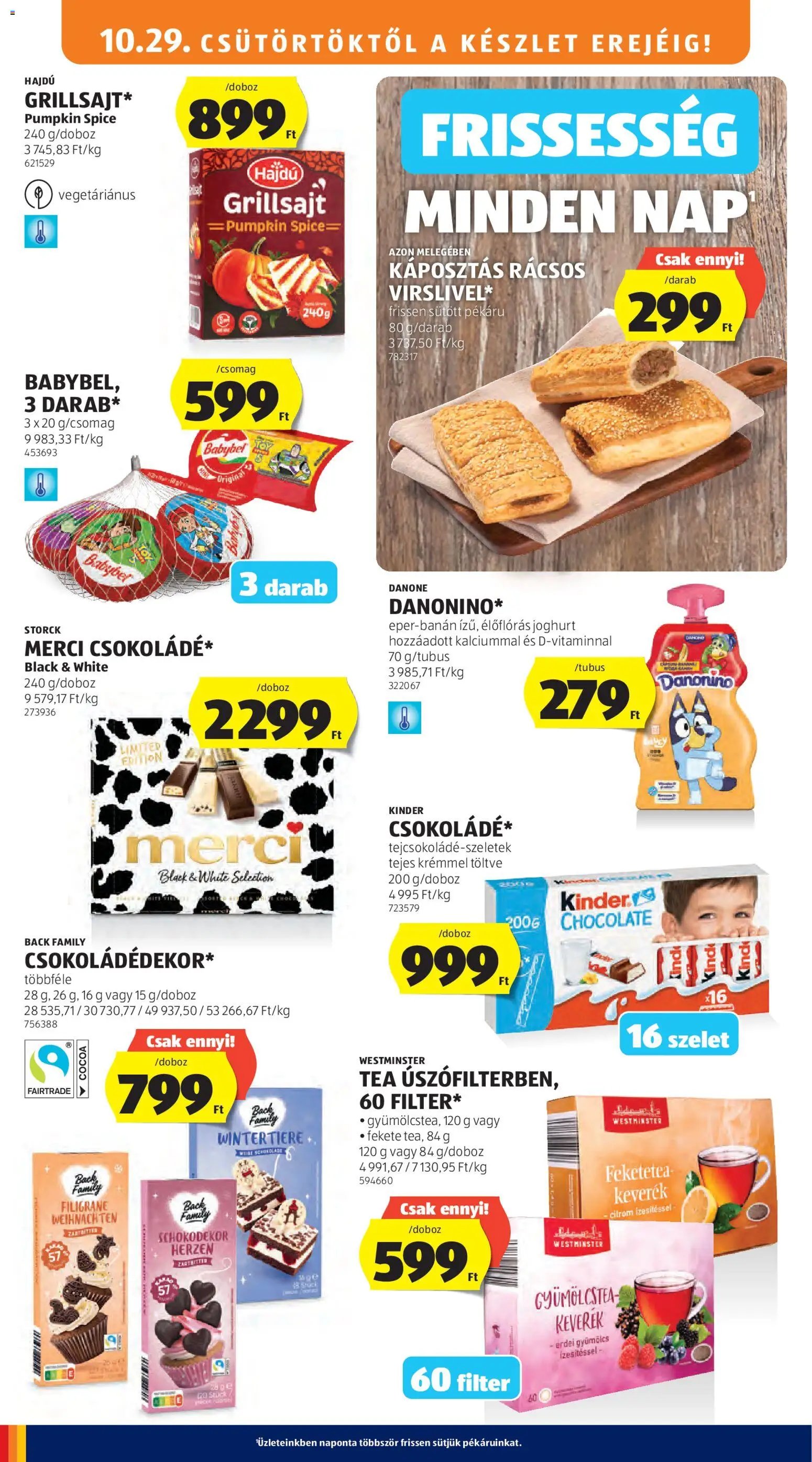Aldi akciós újság 2026.10.29. - lapozható formában szórólap ✳️