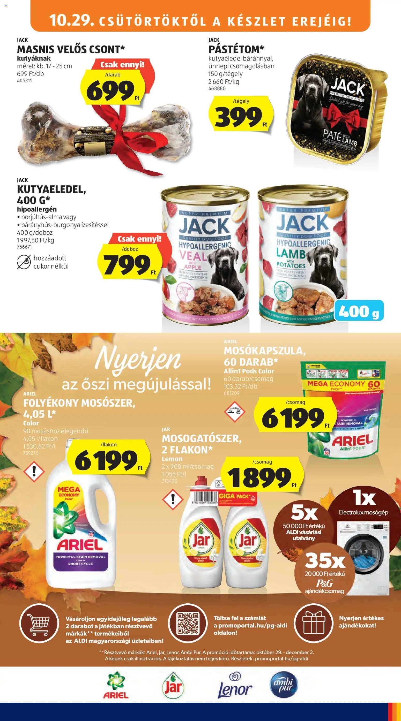 Aldi akciós újság 2026.10.29. - lapozható formában szórólap ✳️