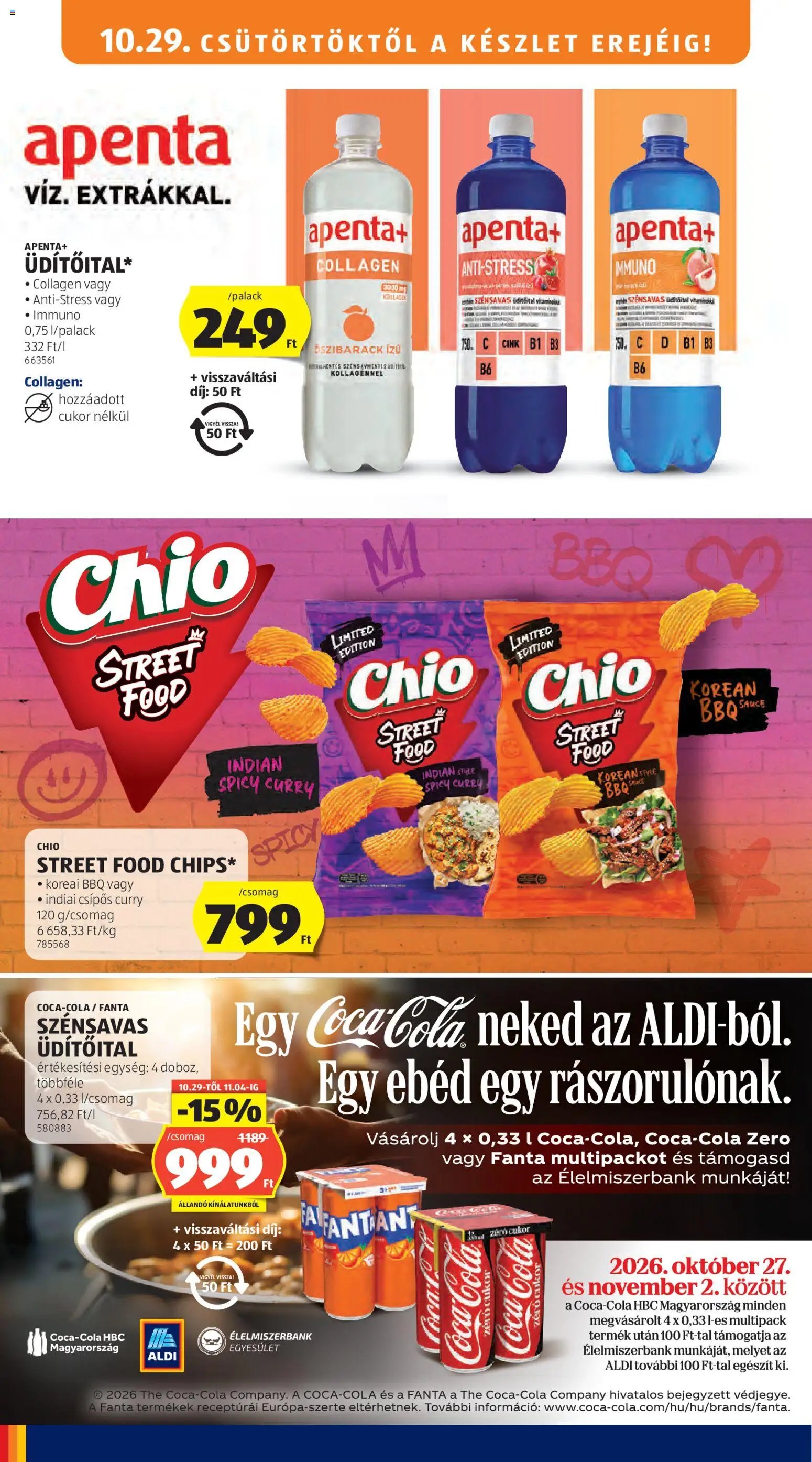 Aldi akciós újság 2026.10.29. - lapozható formában szórólap ✳️