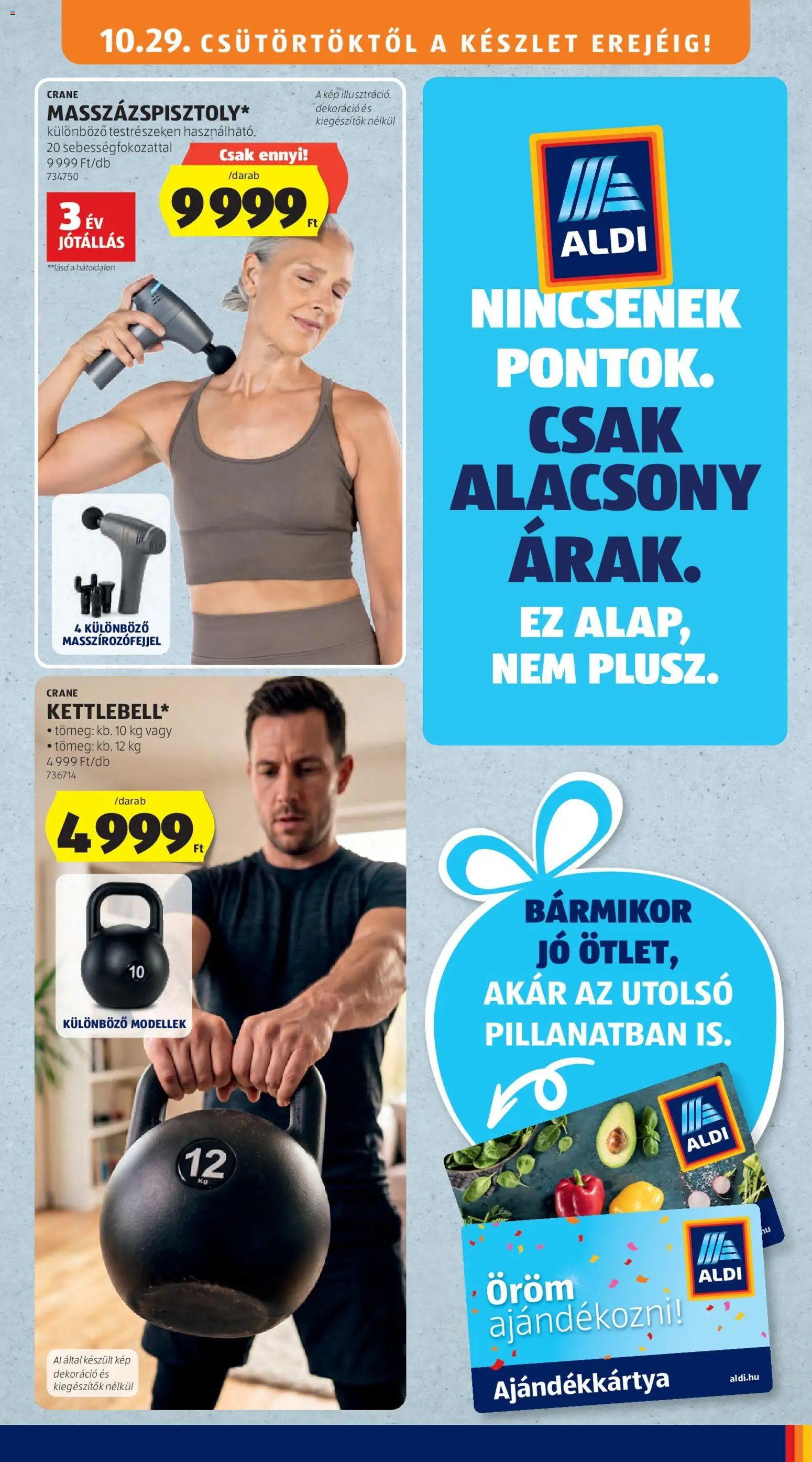 Aldi akciós újság 2026.10.29. - lapozható formában szórólap ✳️