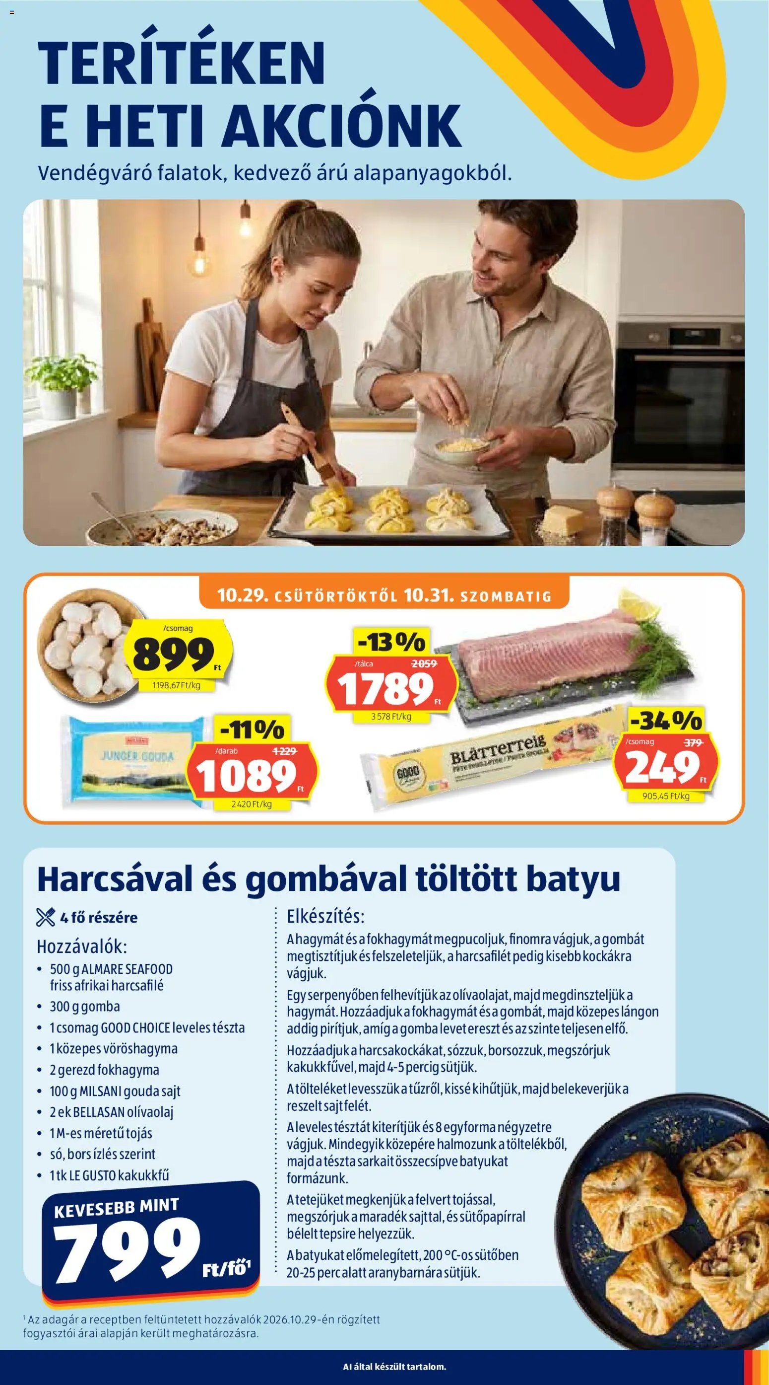Aldi akciós újság 2026.10.29. - lapozható formában szórólap ✳️
