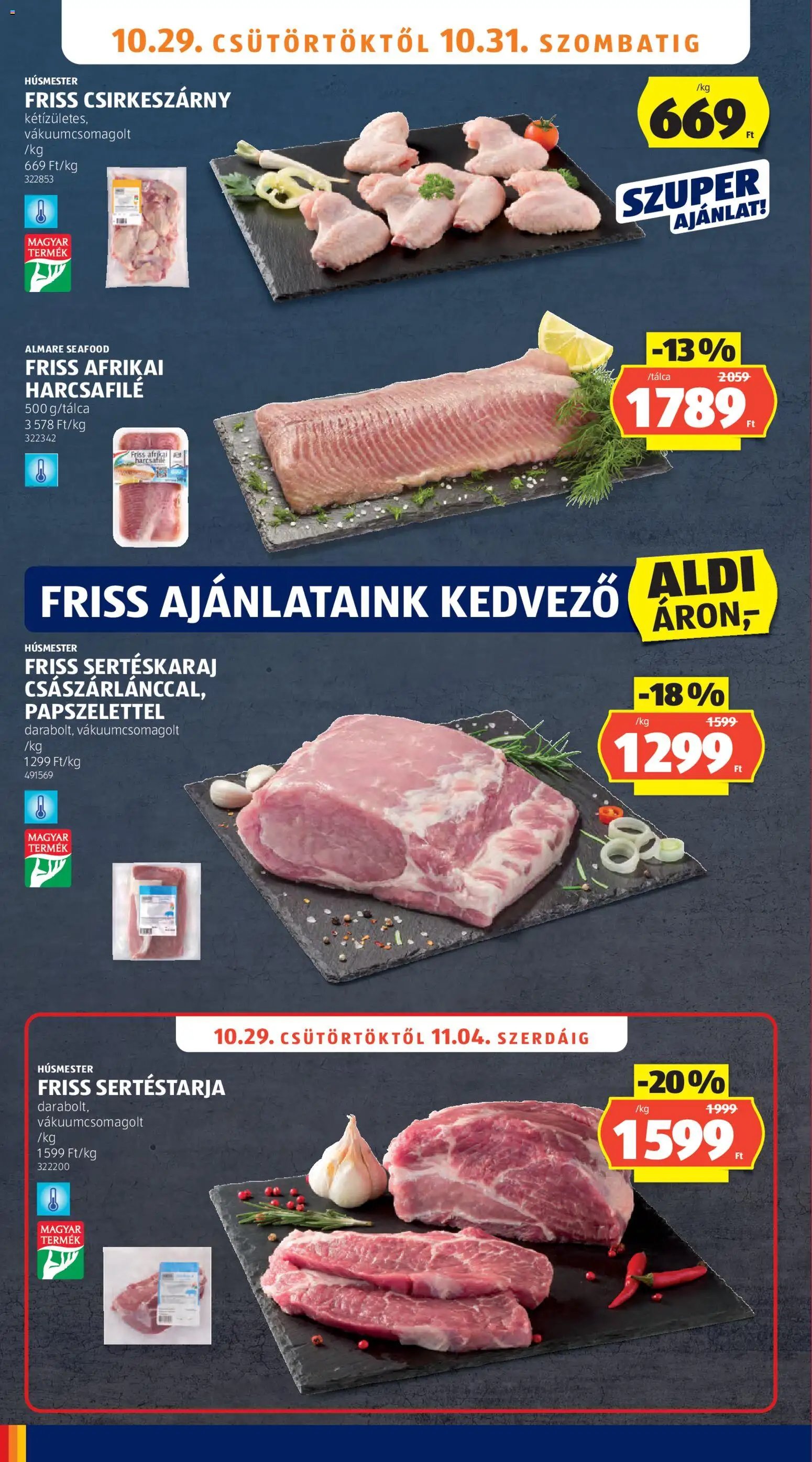 Aldi akciós újság 2026.10.29. - lapozható formában szórólap ✳️