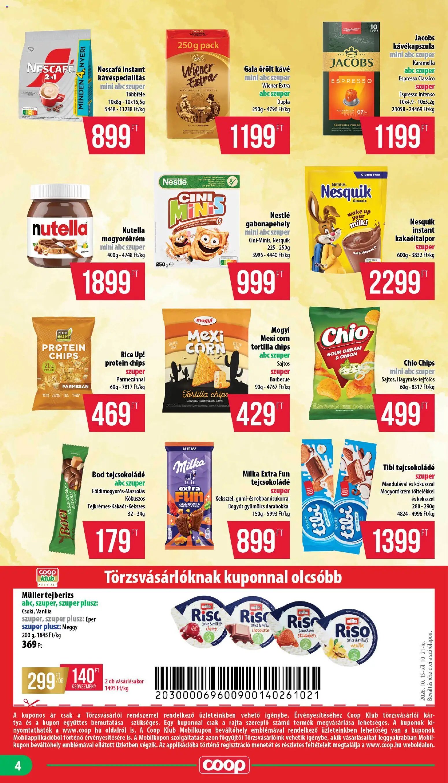 COOP - Mini & Abc & Szuper / Nyírzem 2026.10.15. - lapozható formában szórólap ✳️