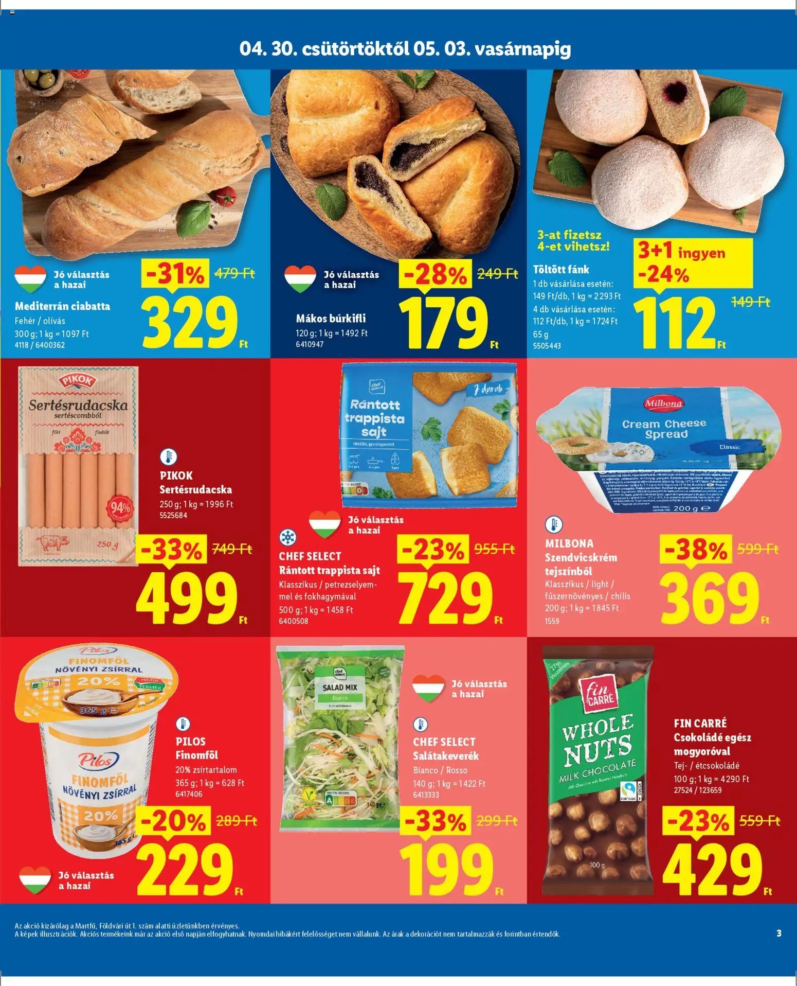Lidl újság 2026.04.30. Lidl Martfű (2026-04-30 - 2026-05-03)