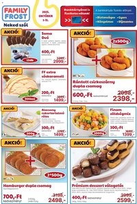 Family Frost újság 2025.10.01. Akciós újság Family Frost (2025-10-01 - 2025-10-31)