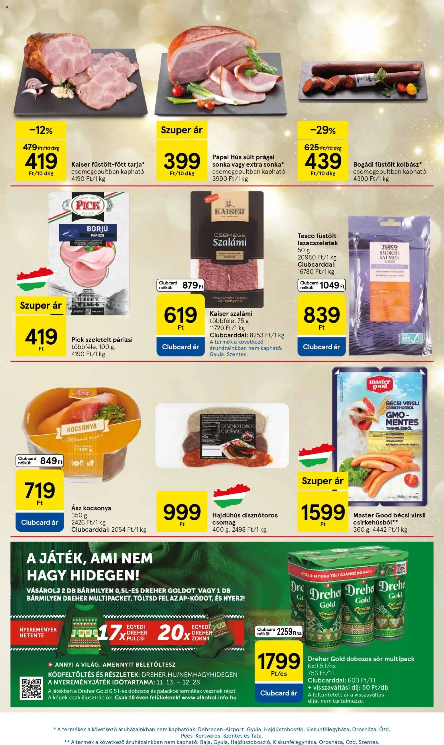 Tesco újság 2025.12.18. Akciós újság Tesco (2025-12-18 - 2025-12-24)