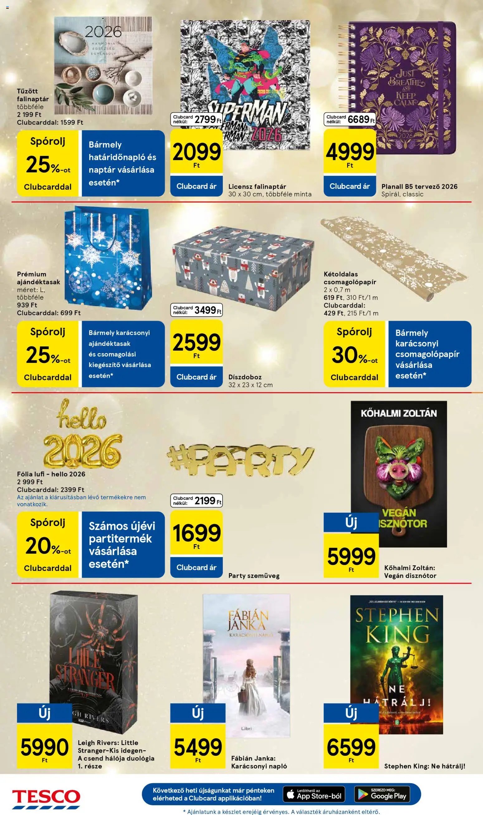 Tesco újság 2025.12.18. Akciós újság Tesco (2025-12-18 - 2025-12-24)