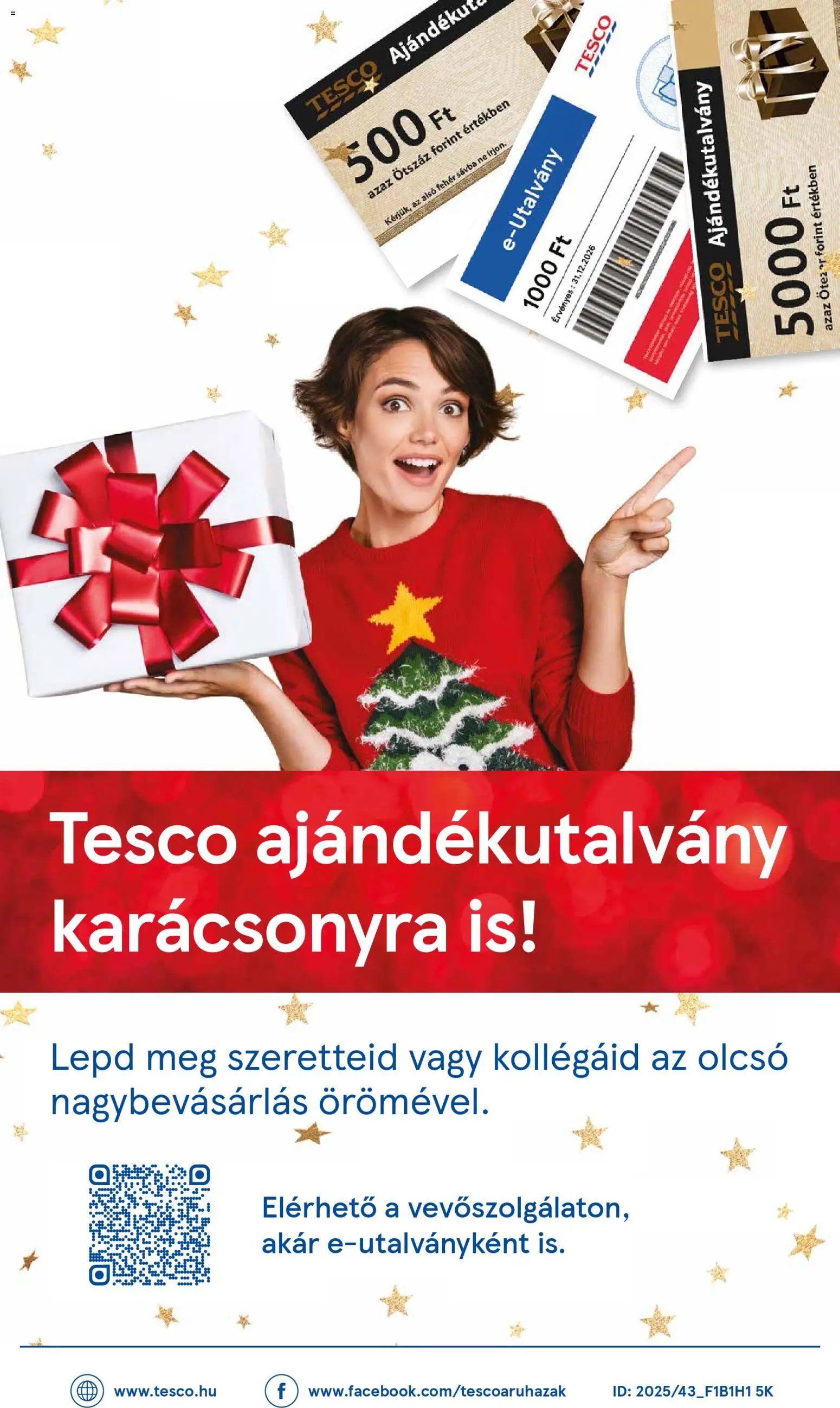 Tesco újság 2025.12.18. Akciós újság Tesco (2025-12-18 - 2025-12-24)