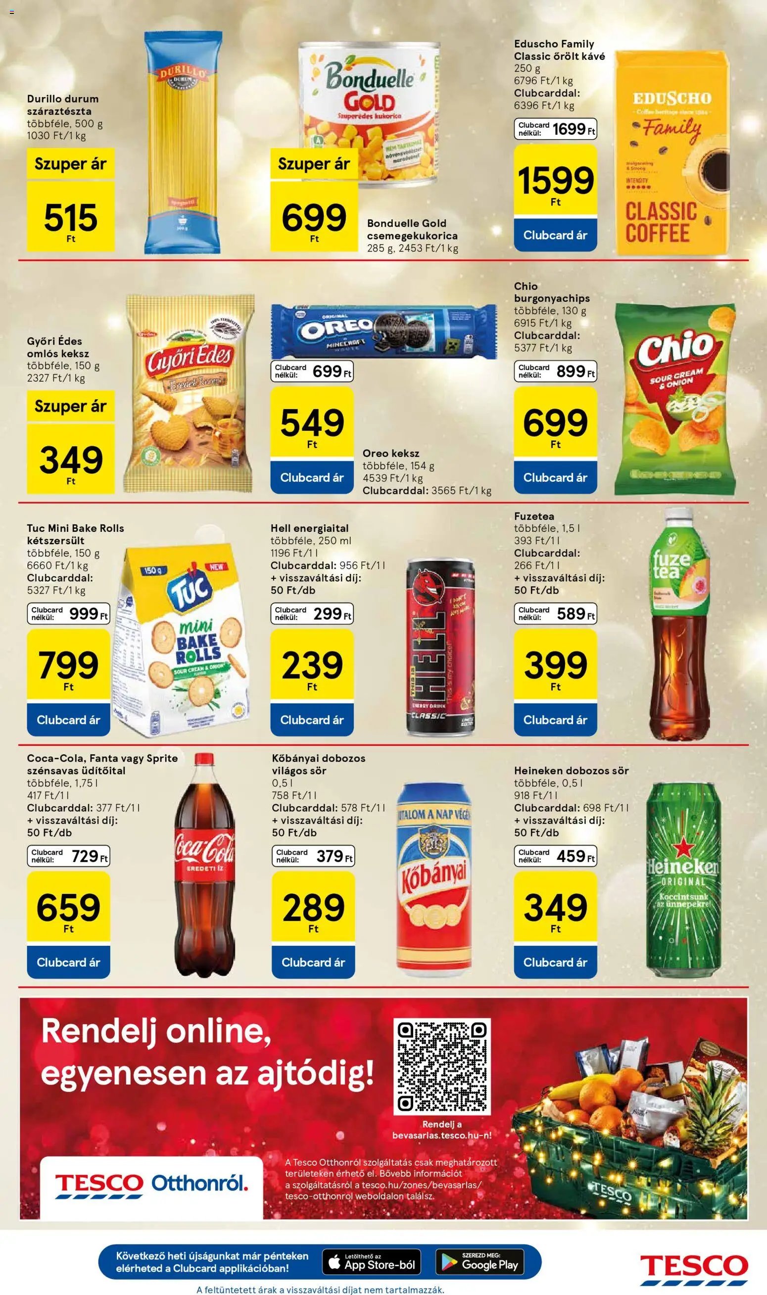 Tesco újság 2025.12.18. Akciós újság Tesco (2025-12-18 - 2025-12-24)