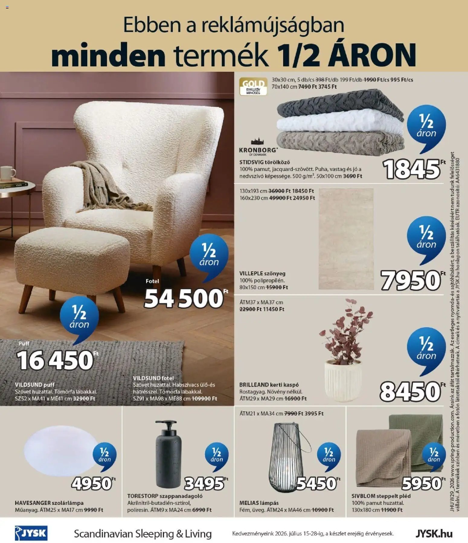 JYSK újság 2026.07.15. JYSK akciós újság