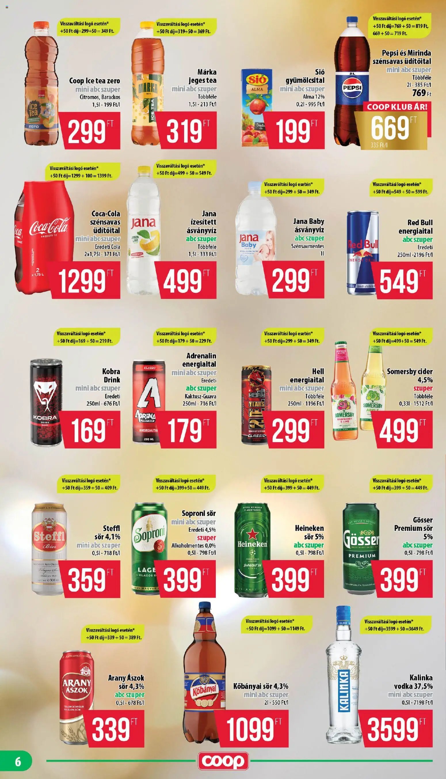 COOP újság 2026.06.25. COOP - Mini & Abc & Szuper / Nyírzem