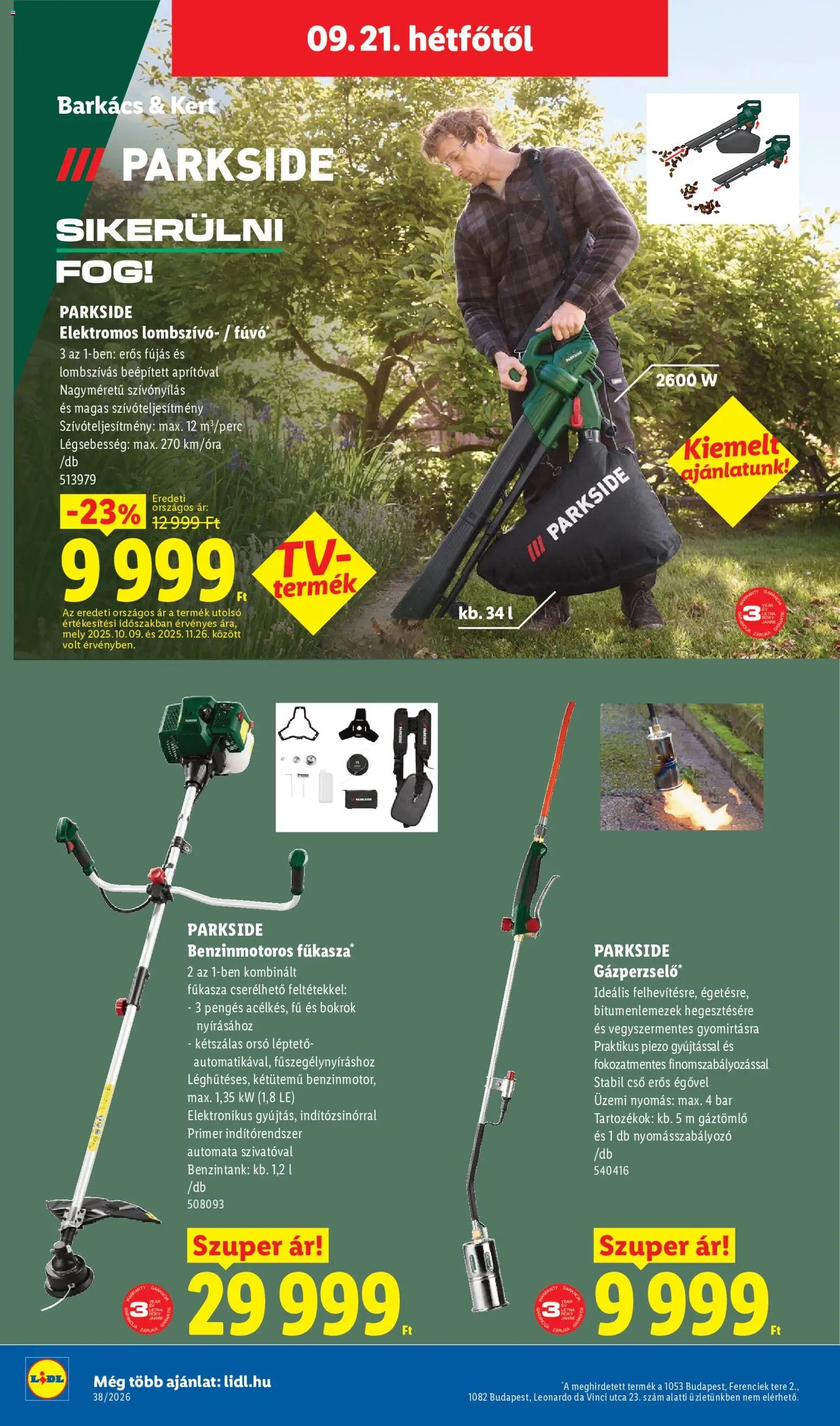 Lidl újság 2026.09.17. Lidl Nonfood kínálatunk