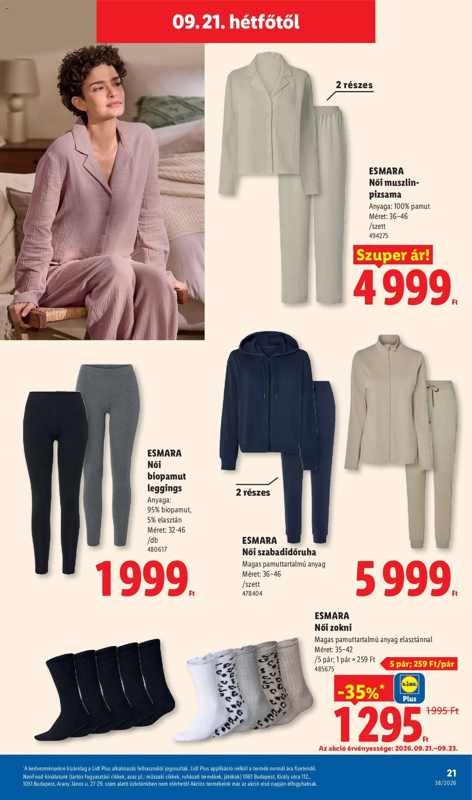 Lidl újság 2026.09.17. Lidl Nonfood kínálatunk