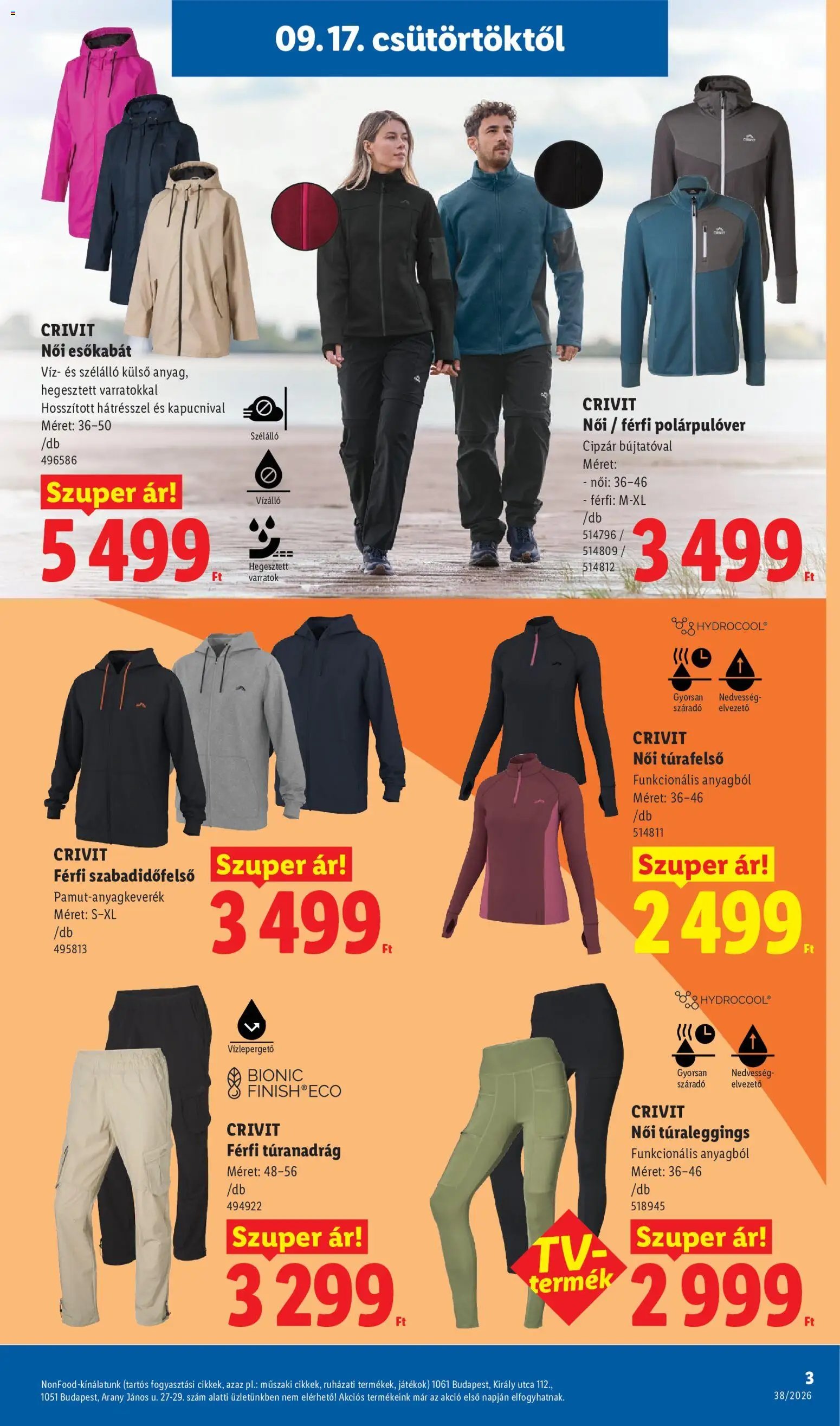 Lidl újság 2026.09.17. Lidl Nonfood kínálatunk