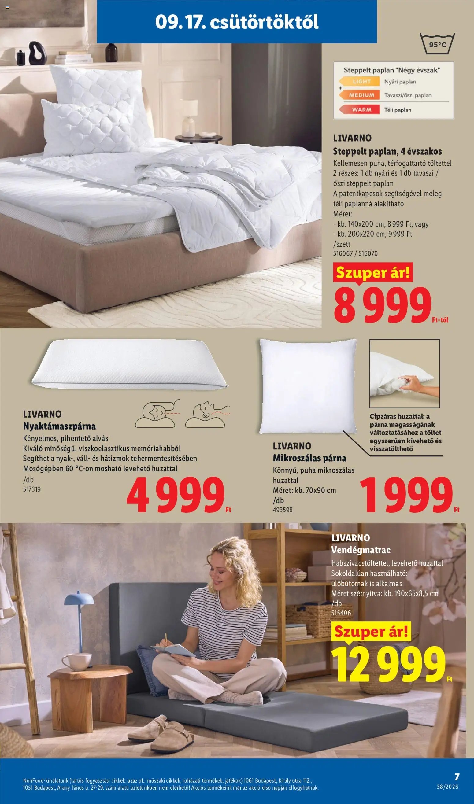 Lidl újság 2026.09.17. Lidl Nonfood kínálatunk