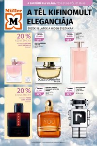 Müller újság 2026.01.05. A parfüméria világa (2026-01-05 - 2026-01-18)