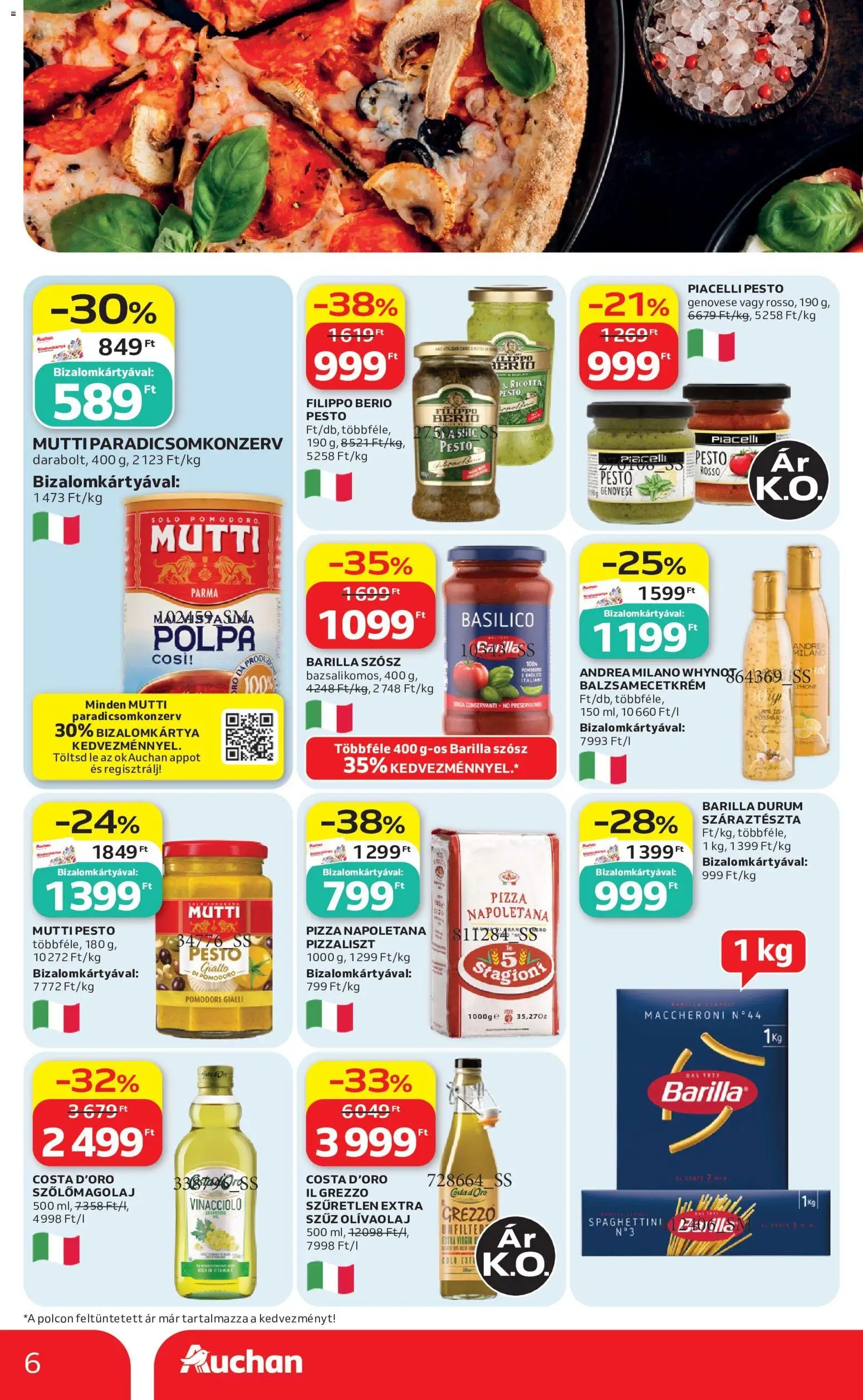 Auchan újság 2026.07.30. Auchan Nemzetközi konyha ajánlatok
