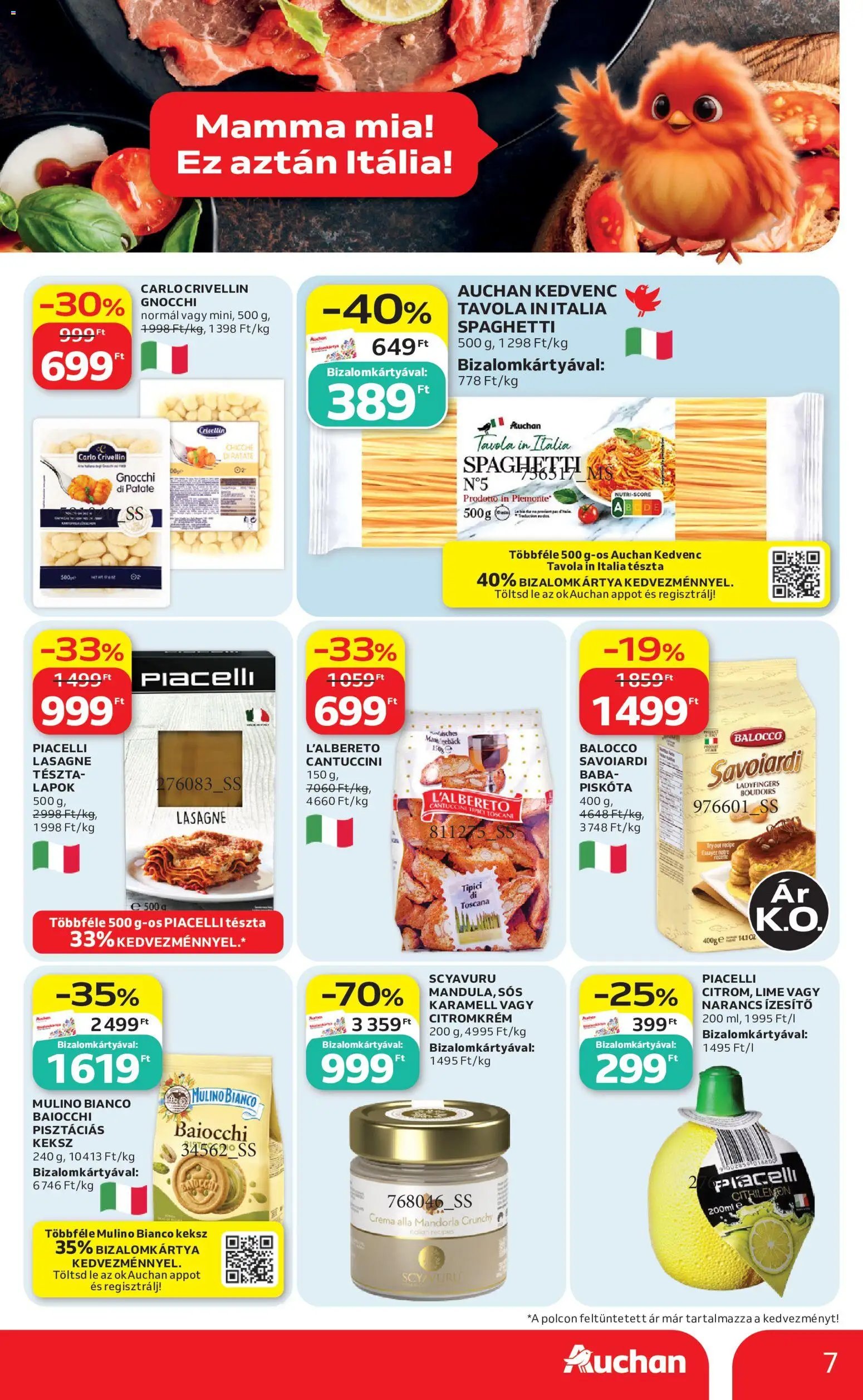 Auchan újság 2026.07.30. Auchan Nemzetközi konyha ajánlatok