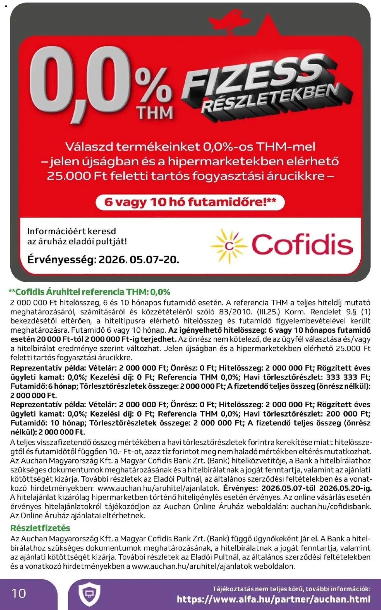 Auchan újság 2026.05.07. Auchan Elektronikai ajánlataink Szekszárd (2026-05-07 - 2026-05-20)