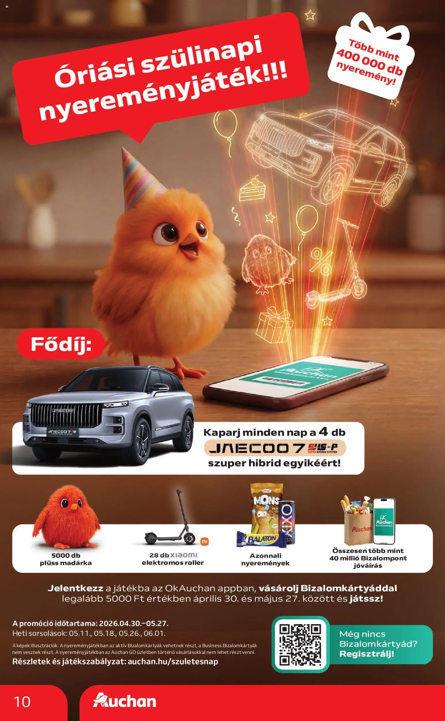 Auchan újság 2026.05.21. Auchan Szupermarket akciós újság (2026-05-21 - 2026-05-27)