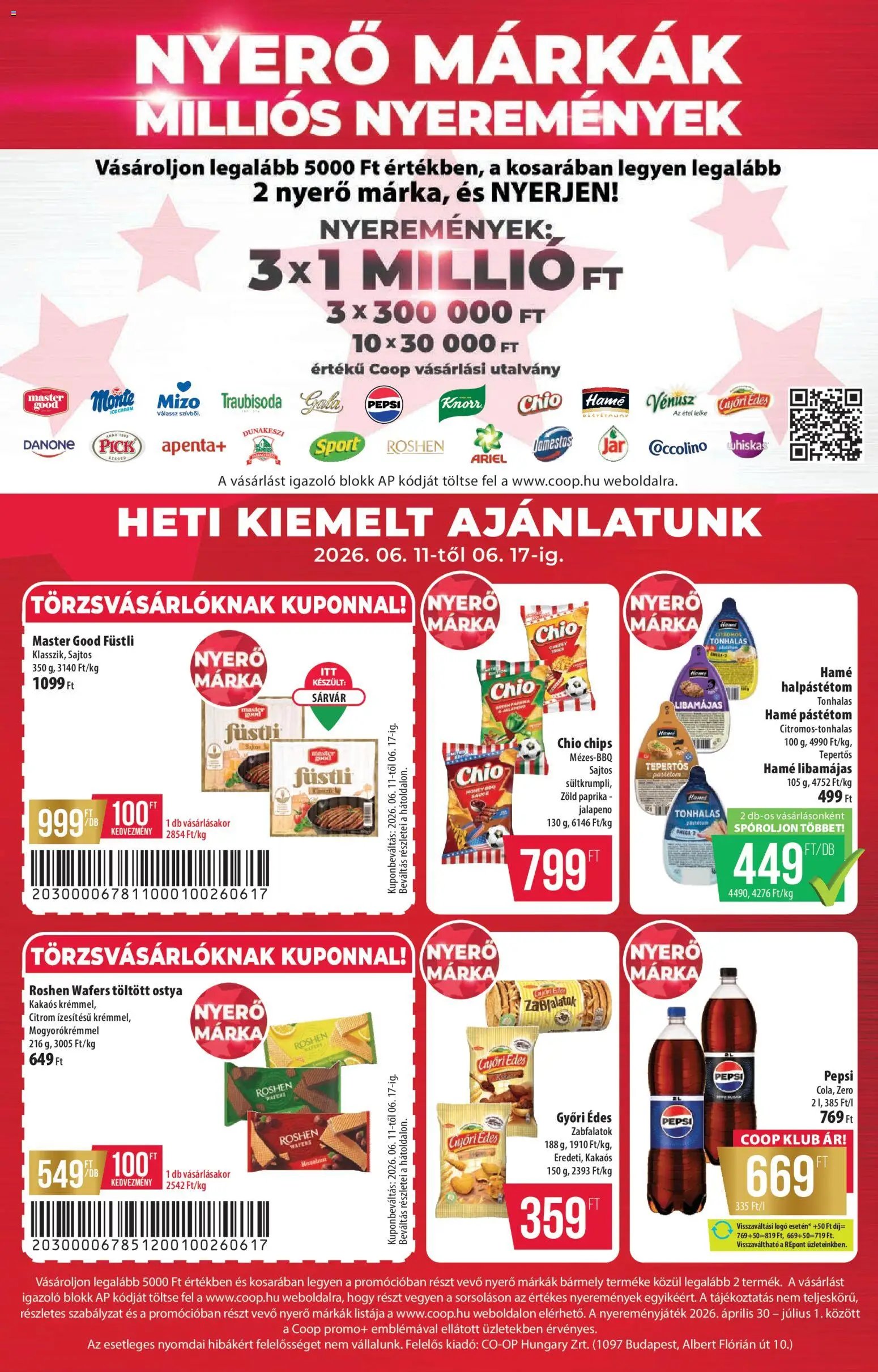 COOP újság 2026.06.11. COOP - Észak Kelet Pro-Coop Zrt - Szuper Plusz
