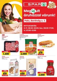 Spar újság 2026.09.10. SPAR Paks üzlet megújulás