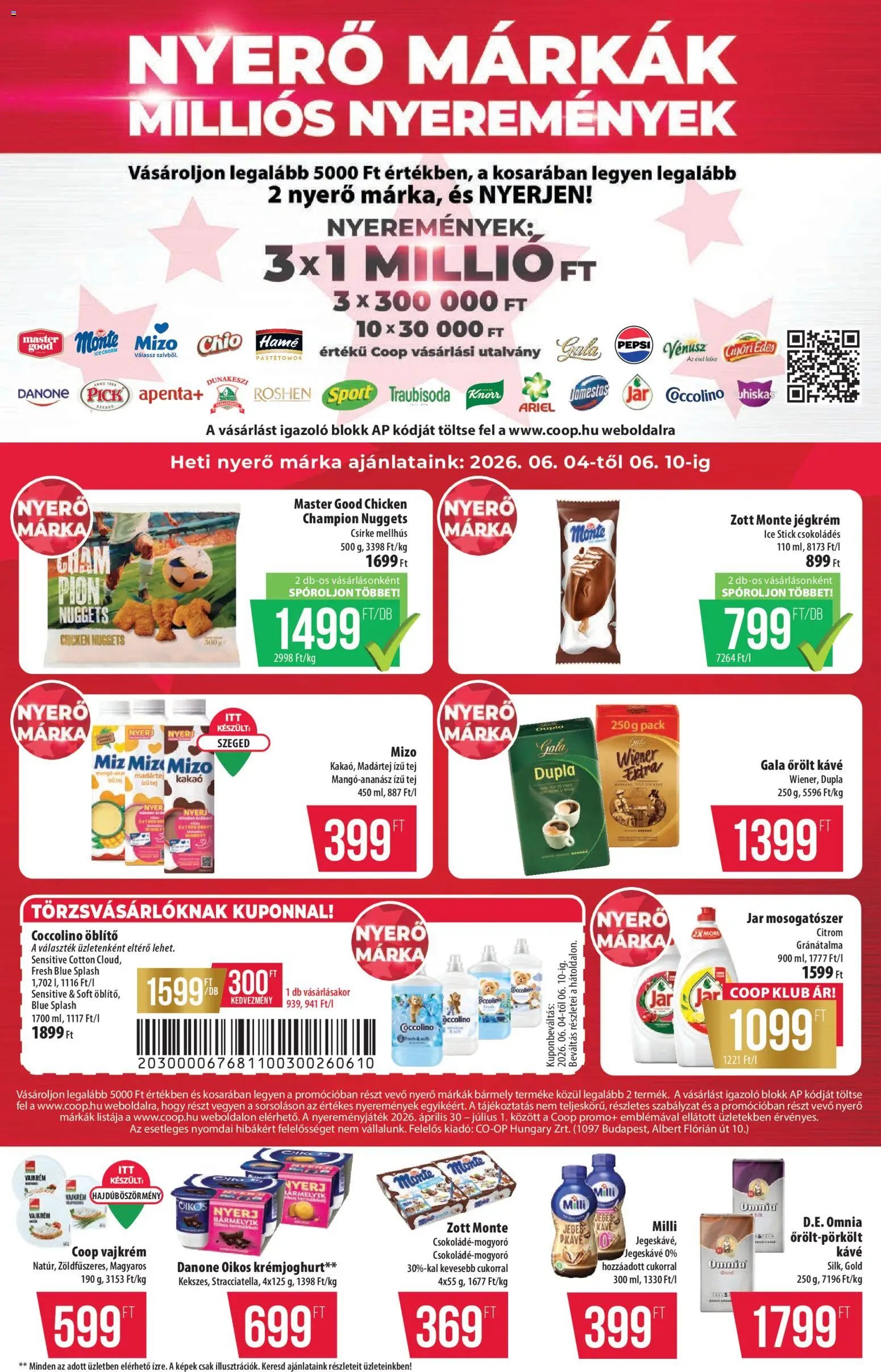 COOP újság 2026.06.04. COOP - Észak Kelet Pro-Coop Zrt - Szuper Plusz (2026-06-04 - 2026-06-10)