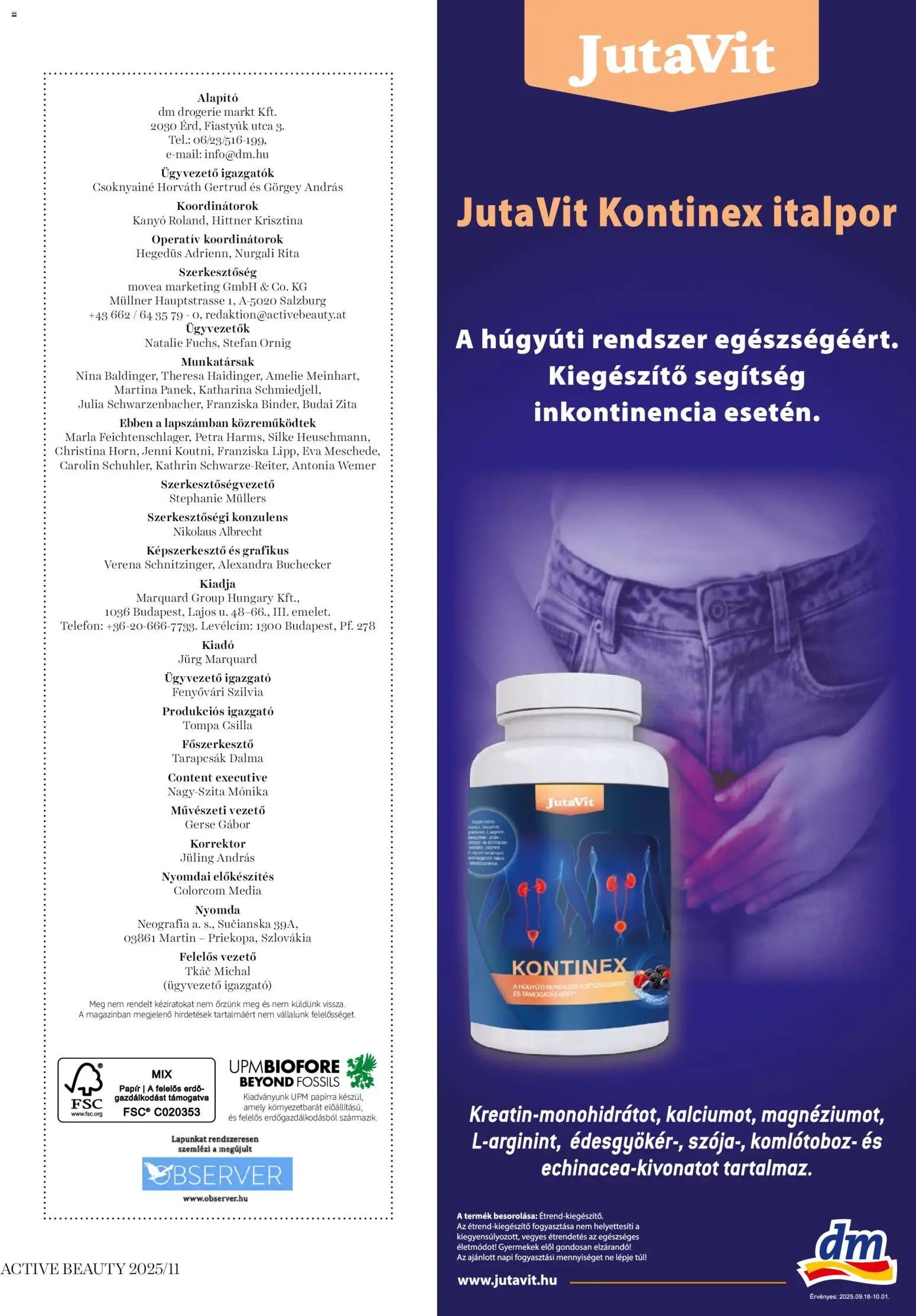 DM Drogerie Markt újság 2025.11.13. Active Beauty 2025/11 (2025-11-13 - 2025-11-30)