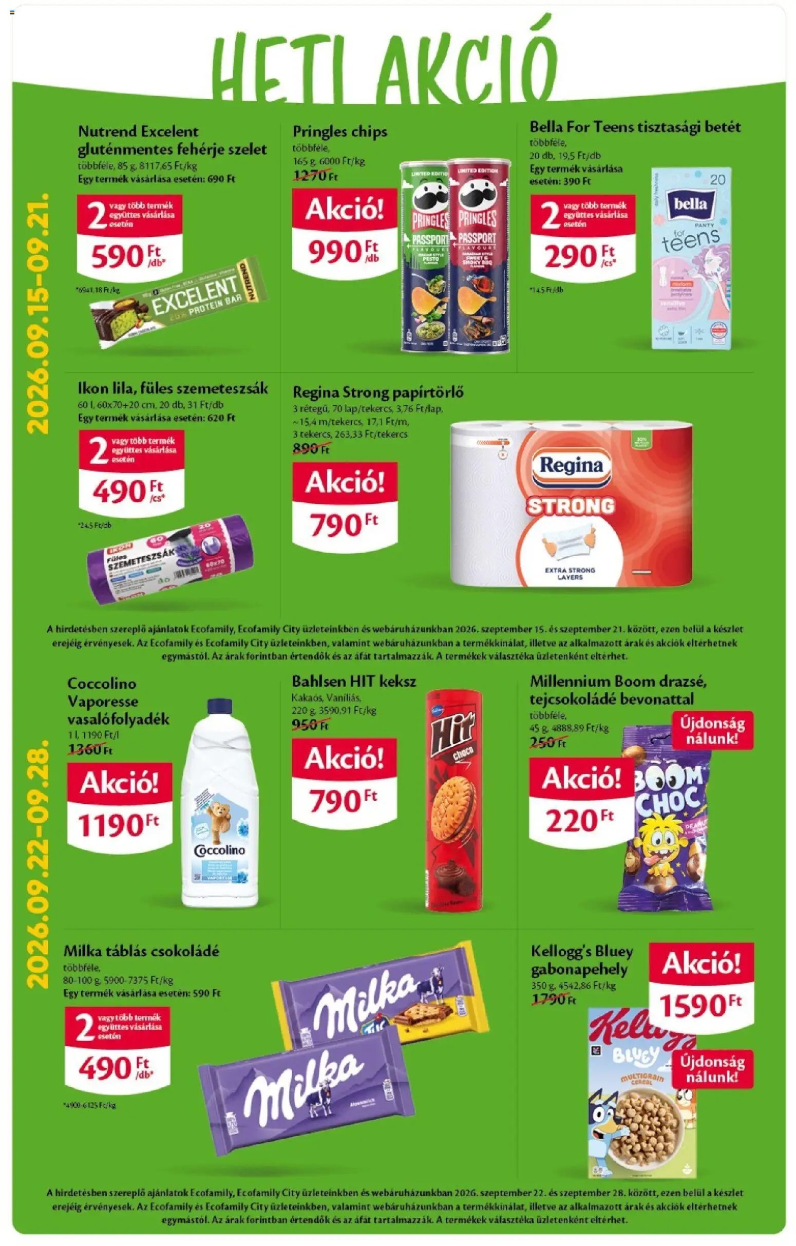 Ecofamily újság 2026.09.17. Ecofamily akciós újság