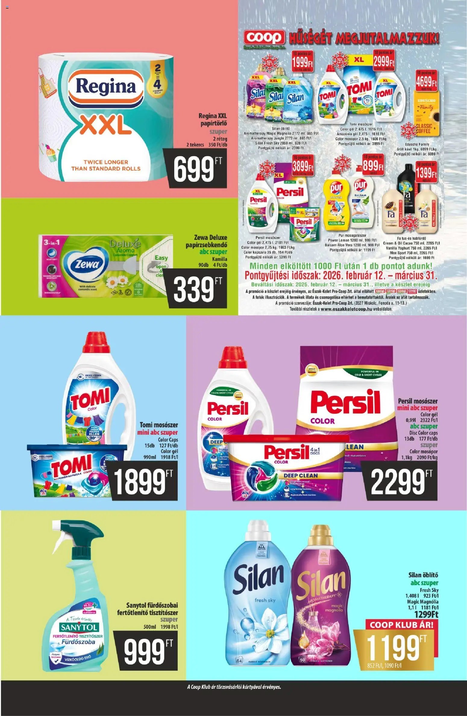 COOP újság 2026.03.19. COOP - Újság Észak Kelet Pro-Coop Zrt (2026-03-19 - 2026-03-25)