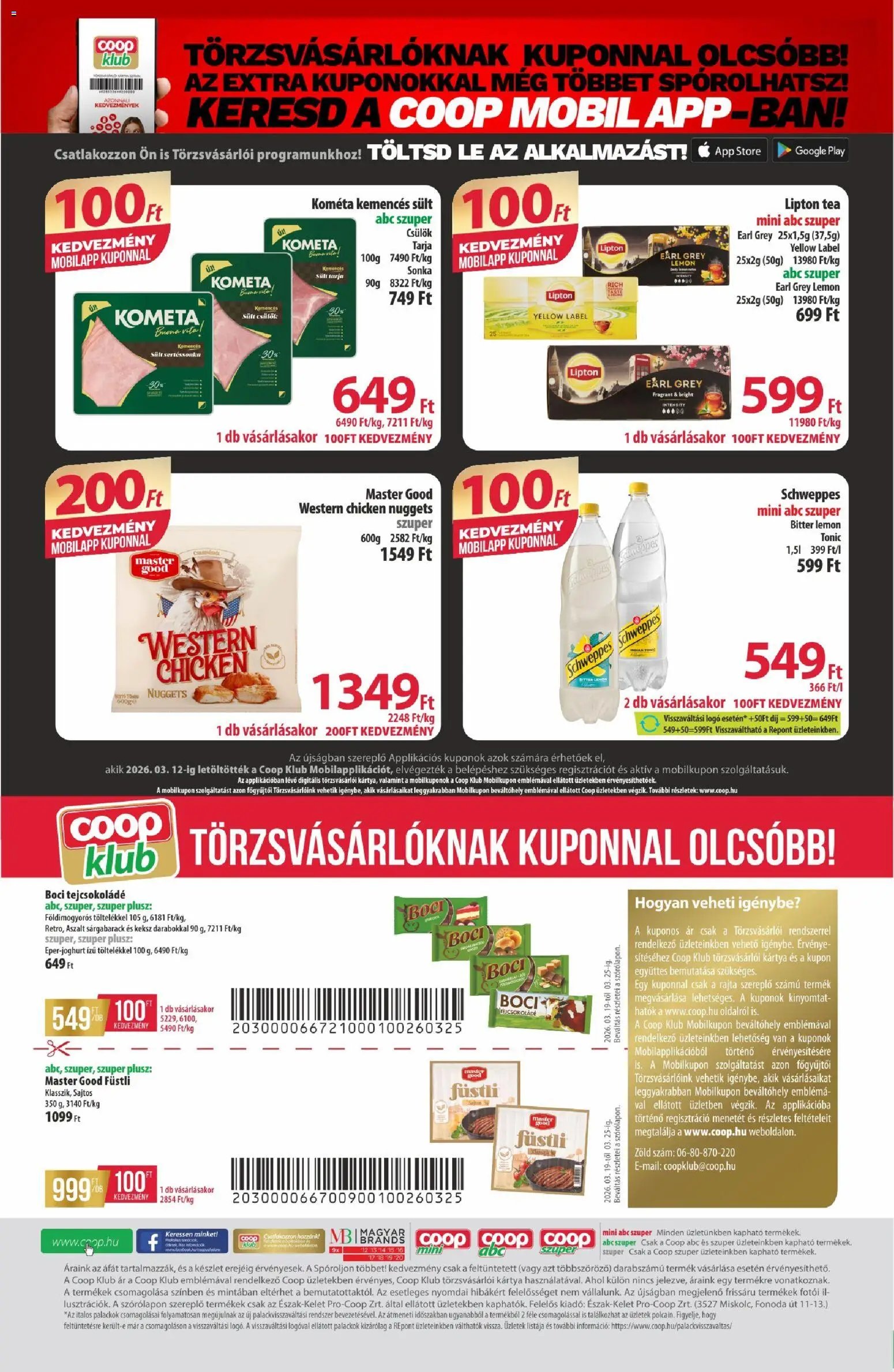 COOP újság 2026.03.19. COOP - Újság Észak Kelet Pro-Coop Zrt (2026-03-19 - 2026-03-25)
