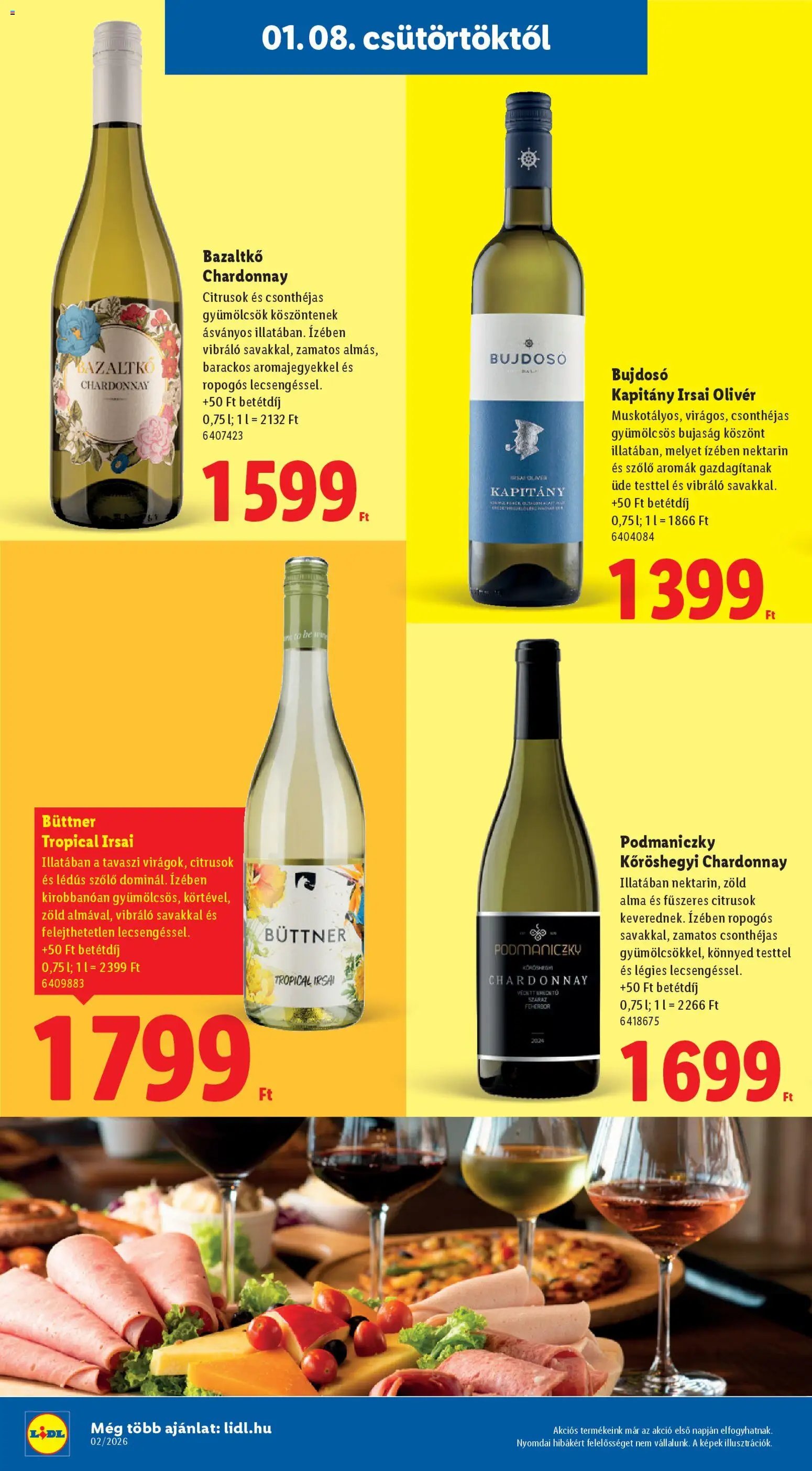 Lidl újság 2026.01.08. Borkatalógus (2026-01-08 - 2026-01-14)