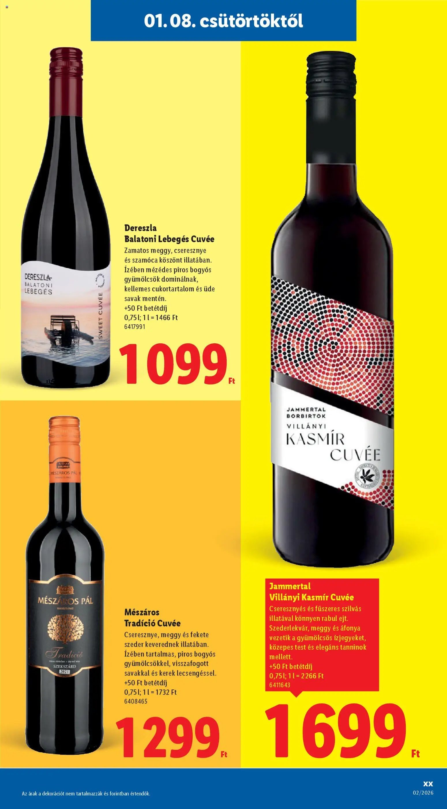 Lidl újság 2026.01.08. Borkatalógus (2026-01-08 - 2026-01-14)