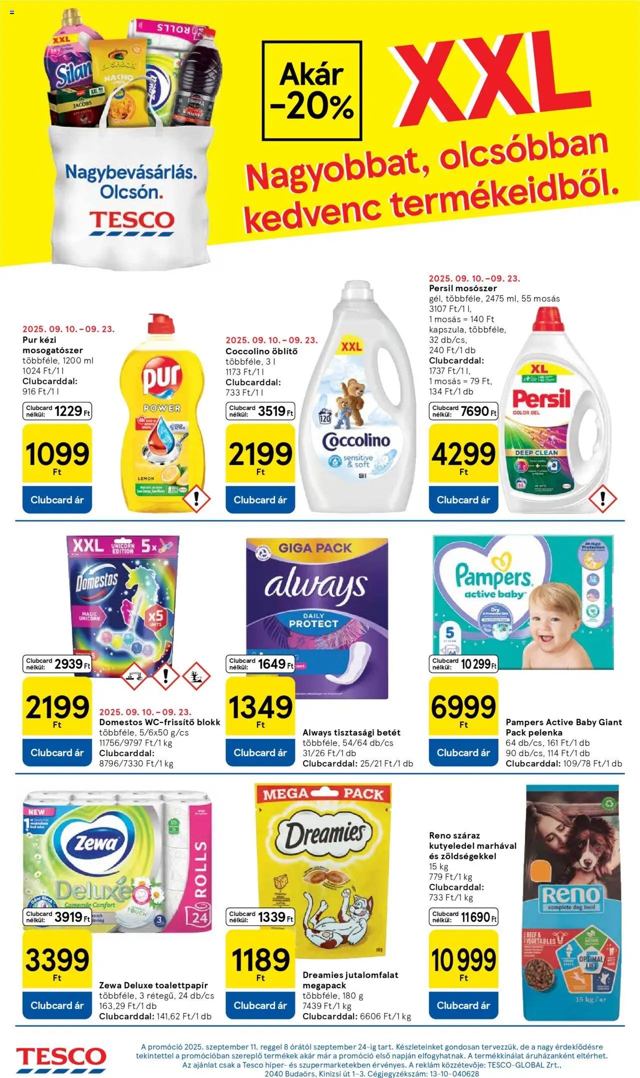 Tesco újság 2025.09.18. Akciós újság Tesco (2025-09-18 - 2025-09-24)