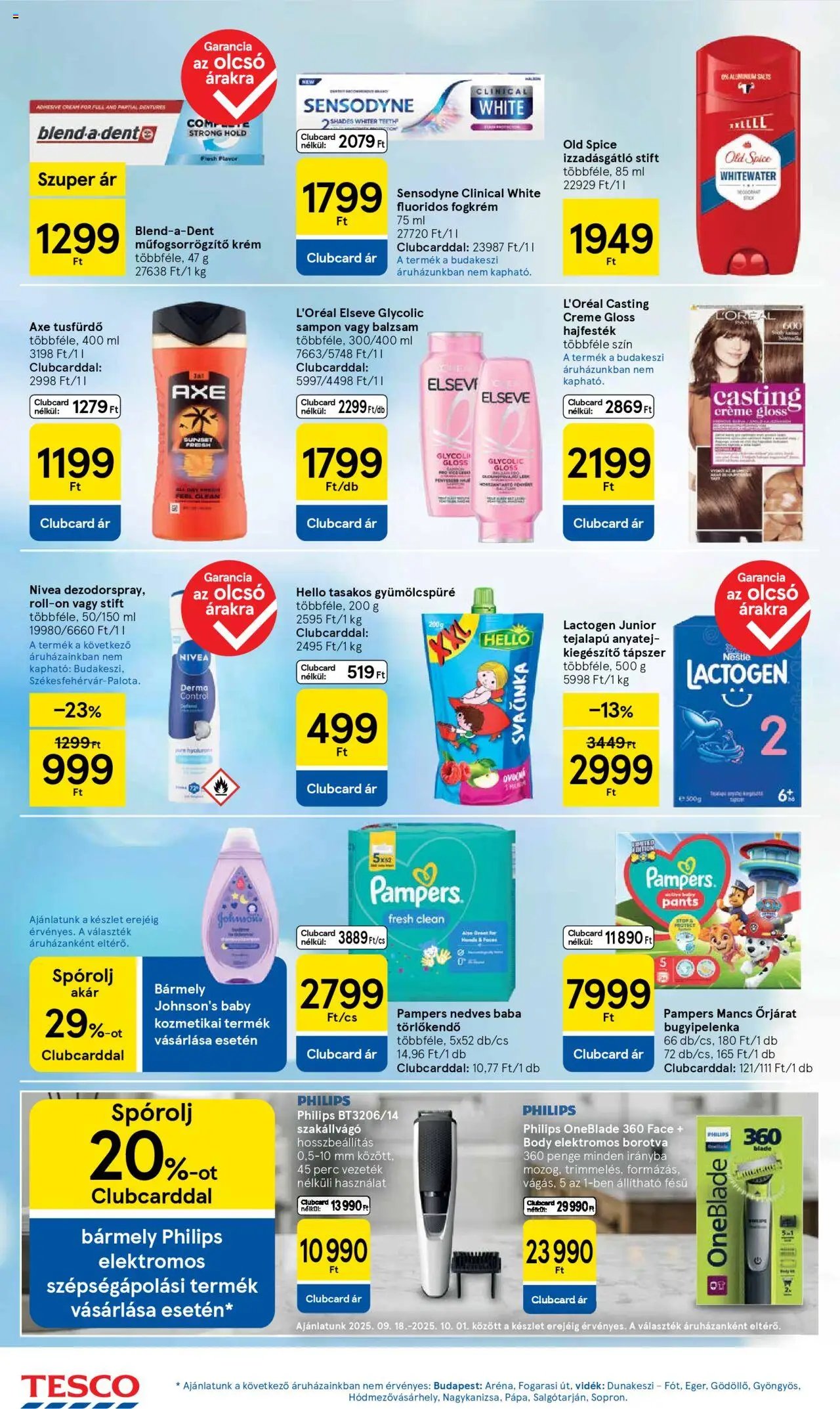 Tesco újság 2025.09.18. Akciós újság Tesco (2025-09-18 - 2025-09-24)