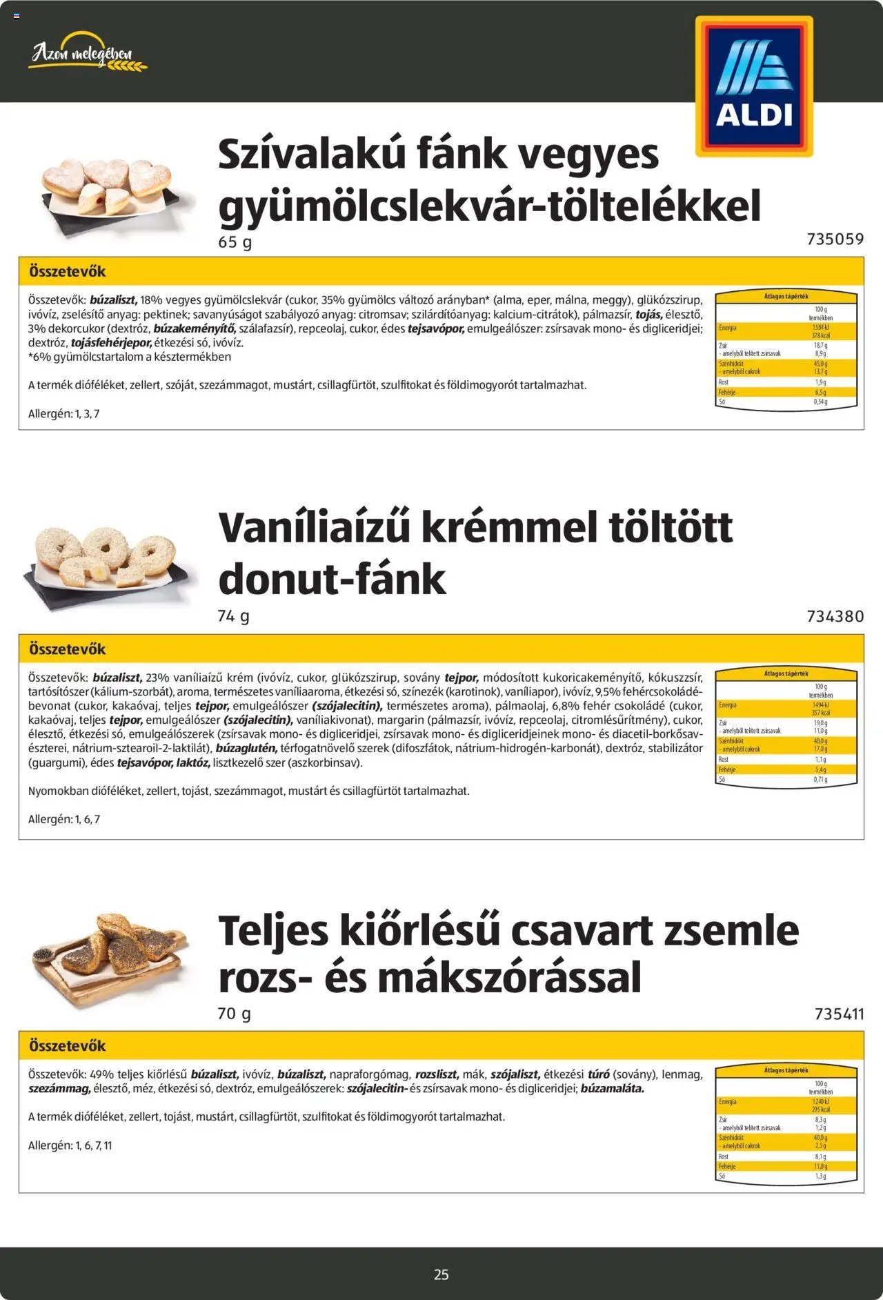 Aldi újság 2024.08.26. Pékáruk katalógus (2024-08-26)