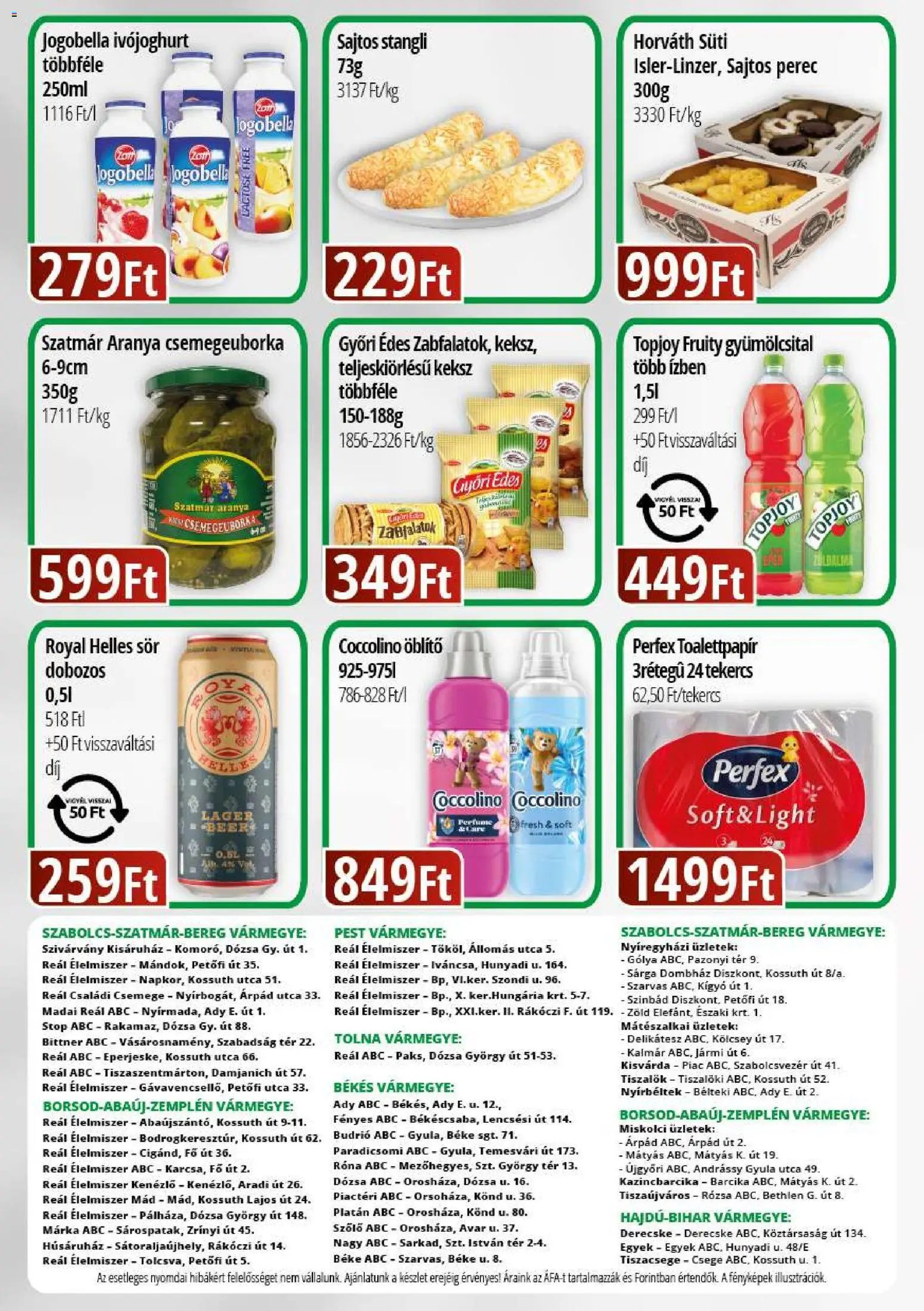 Reál újság 2026.04.23. Reál Bevásárló hétvége - Pest megye (2026-04-23 - 2026-04-26)