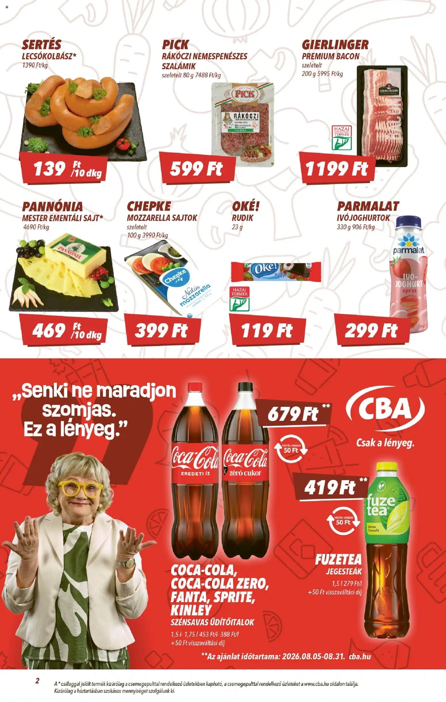 CBA újság 2026.08.21. CBA akciós újság