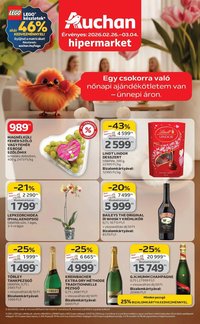Auchan újság 2026.02.26. Kecskemét Akciós újság Auchan (2026-02-26 - 2026-03-04)