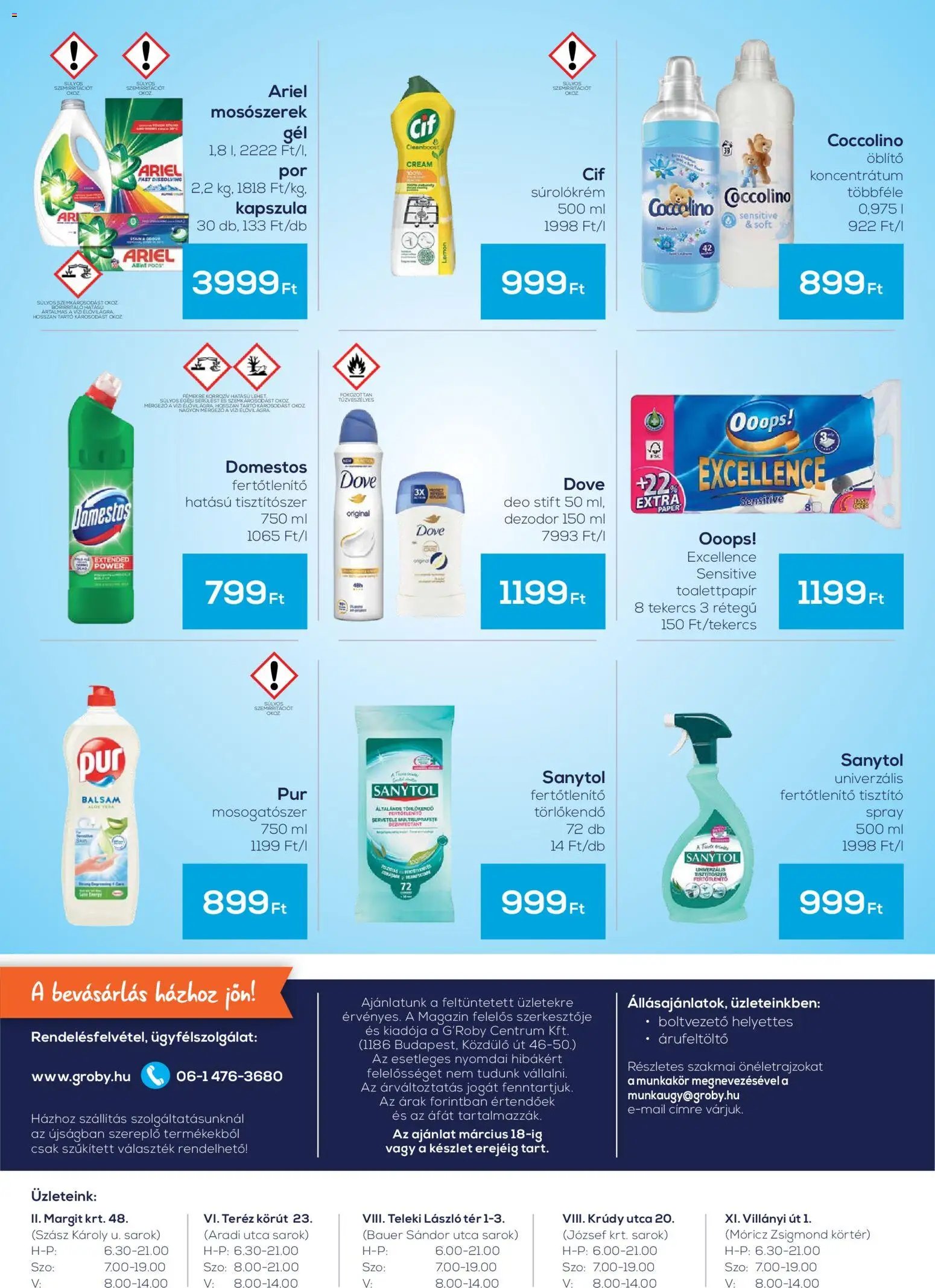 G'Roby újság 2026.03.05. G'Roby akciós újság (2026-03-05 - 2026-03-18)