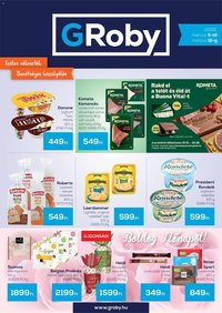 G'Roby újság 2026.03.05. G'Roby akciós újság (2026-03-05 - 2026-03-18)
