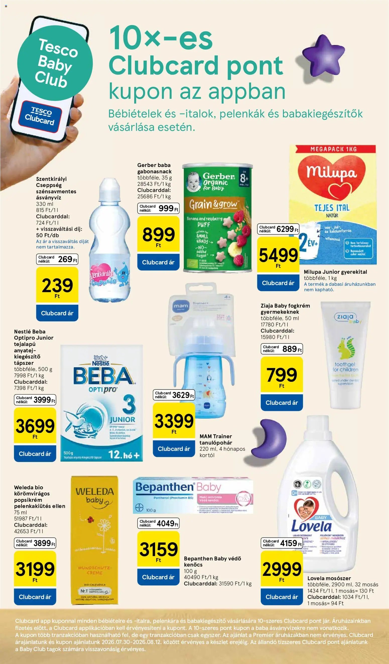 Tesco újság 2026.07.30. Tesco aktuális akciós újság