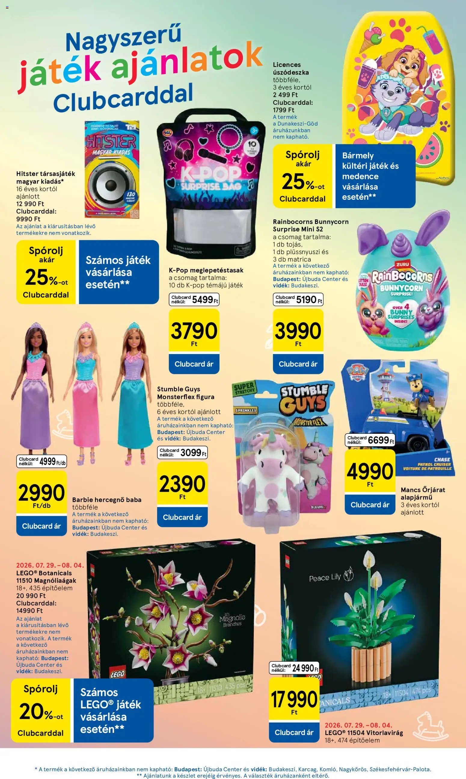 Tesco újság 2026.07.30. Tesco aktuális akciós újság